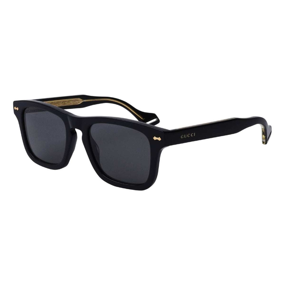 Gucci Men's Sunglasses Spring Summer 2020 Black Smoke Polar Nylon Polar Nylon GG0735S 002