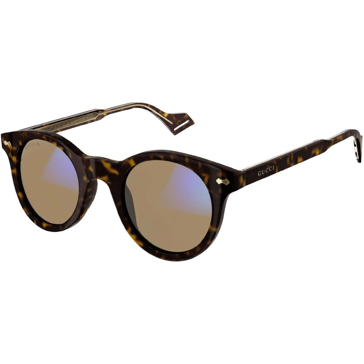 Gucci Men's Sunglasses Spring Summer 2021 Havana Yellow NXT Lens NXT Lens Photocromatic GG0736S 005