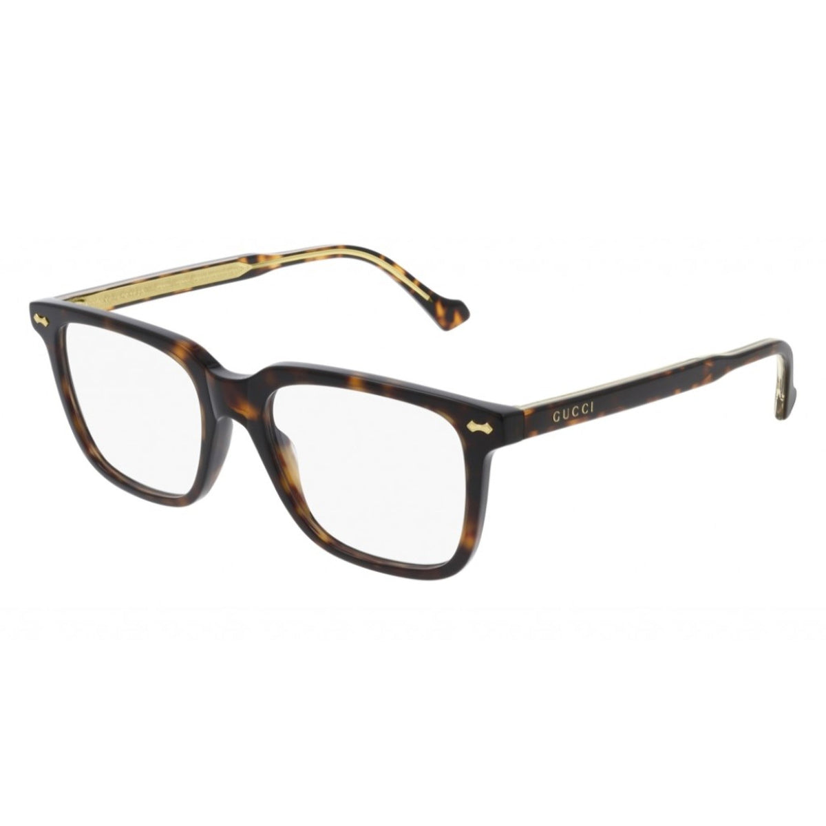 Gucci Men's Sunglasses Spring Summer 2020 Havana Transparent Demo Lens Demo Lens  GG0737O 006