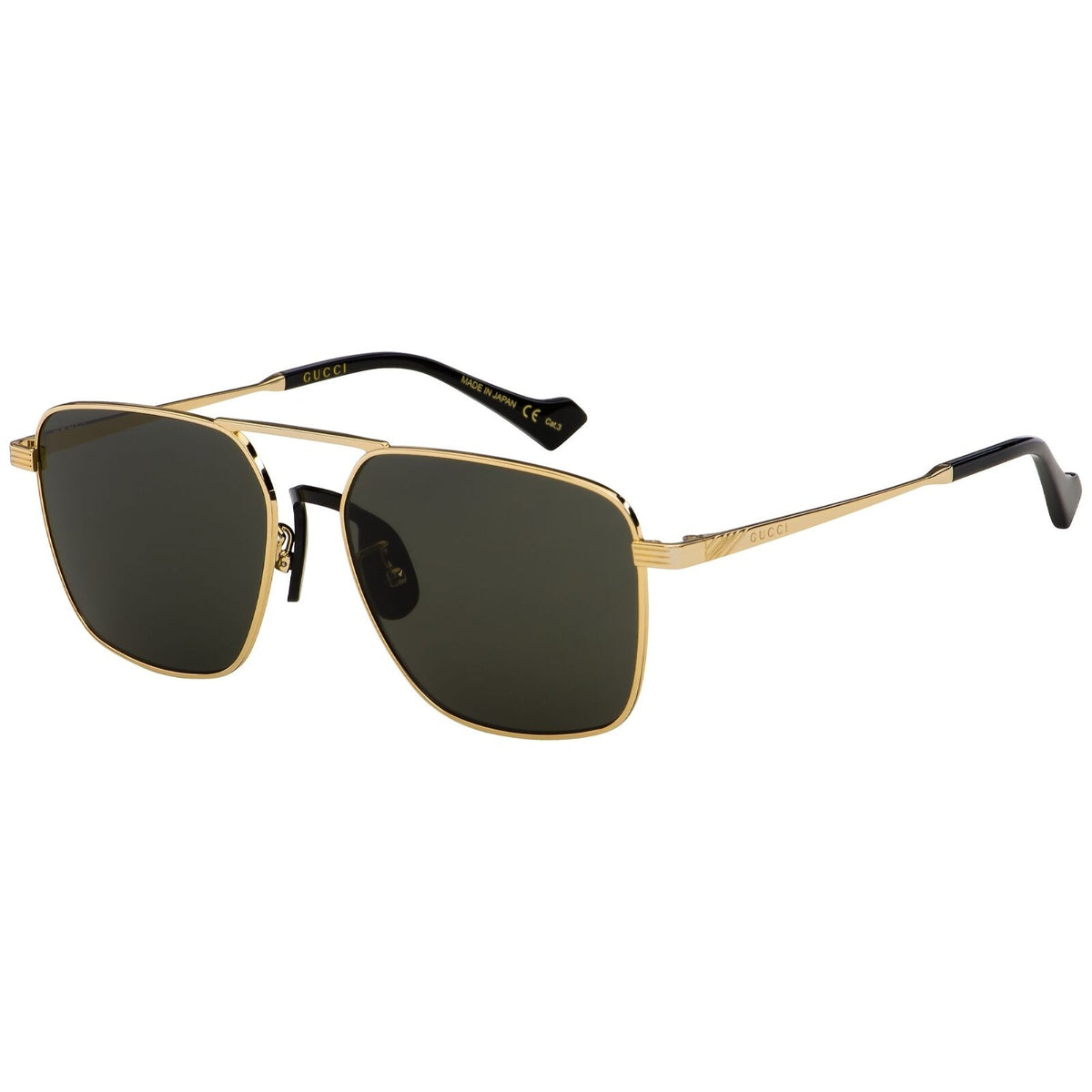 Gucci Men's Sunglasses Spring Summer 2020 Gold Grey Nylon Nylon GG0743S 001