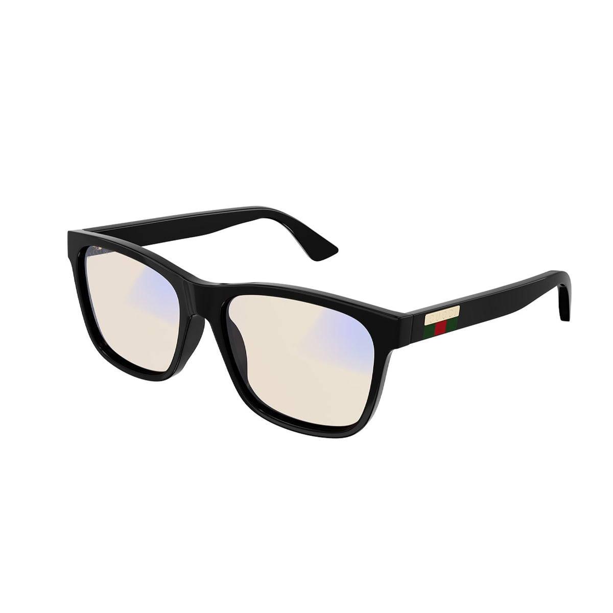 Gucci Men's Sunglasses Spring Summer 2021 Black Yellow NXT Lens NXT Lens Photocromatic GG0746S 005