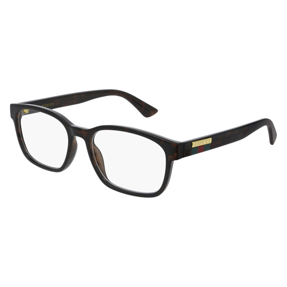 Gucci Men&#39;s Sunglasses Spring Summer 2020 Havana Transparent Demo Lens Demo Lens  GG0749O 005