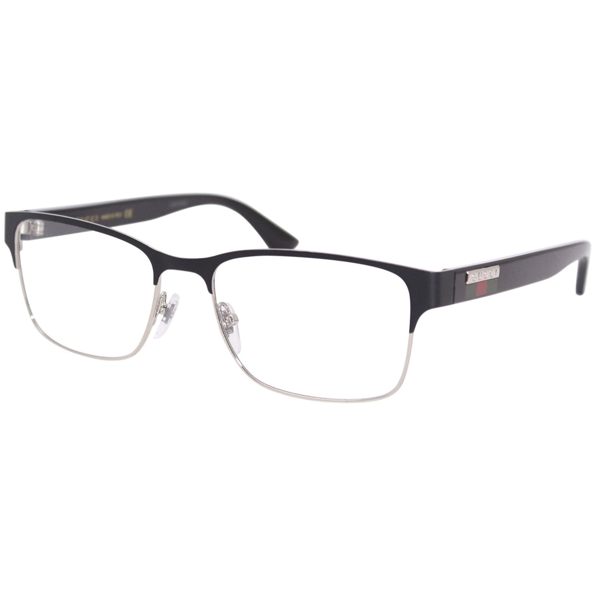 Gucci Men's Sunglasses Spring Summer 2020 Black Transparent Demo Lens Demo Lens  GG0750O 001