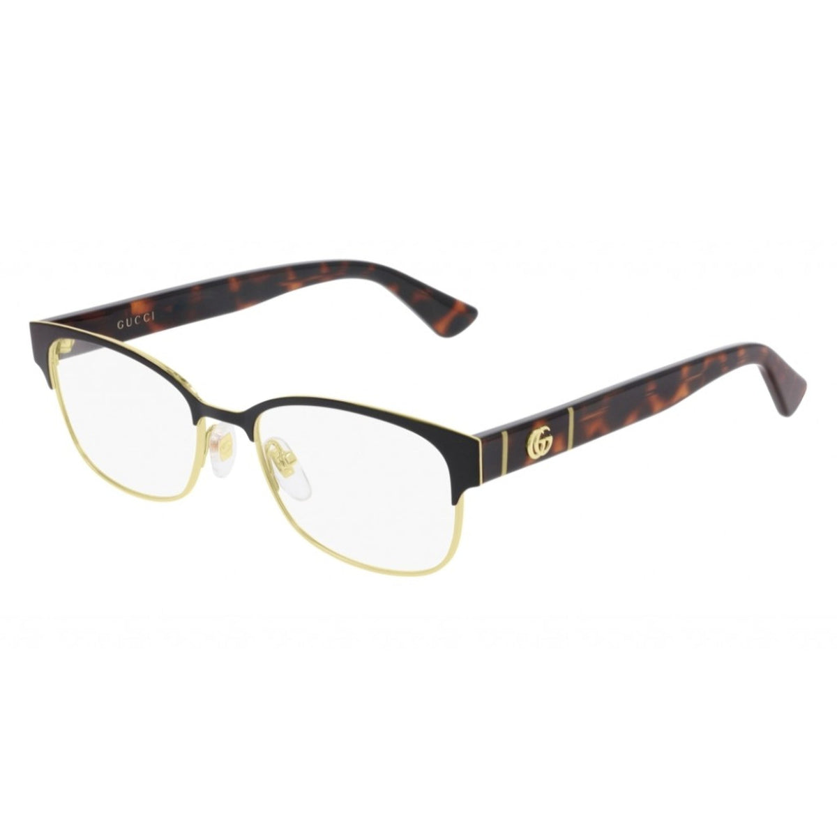Gucci Women's Sunglasses Spring Summer 2020 Black Transparent Demo Lens Demo Lens  GG0751O 002