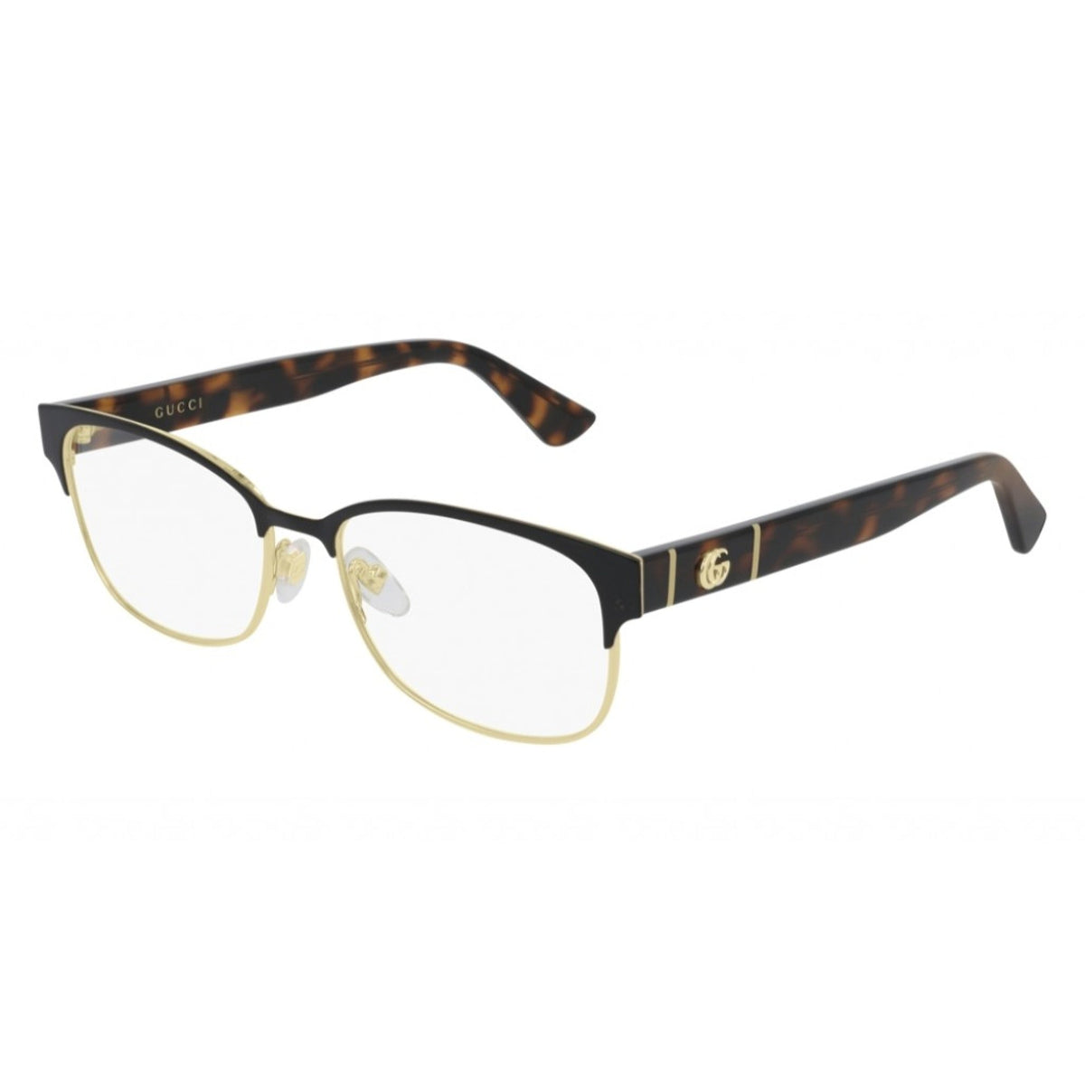 Gucci Women's Sunglasses Spring Summer 2020 Black Transparent Demo Lens Demo Lens  GG0751O 005