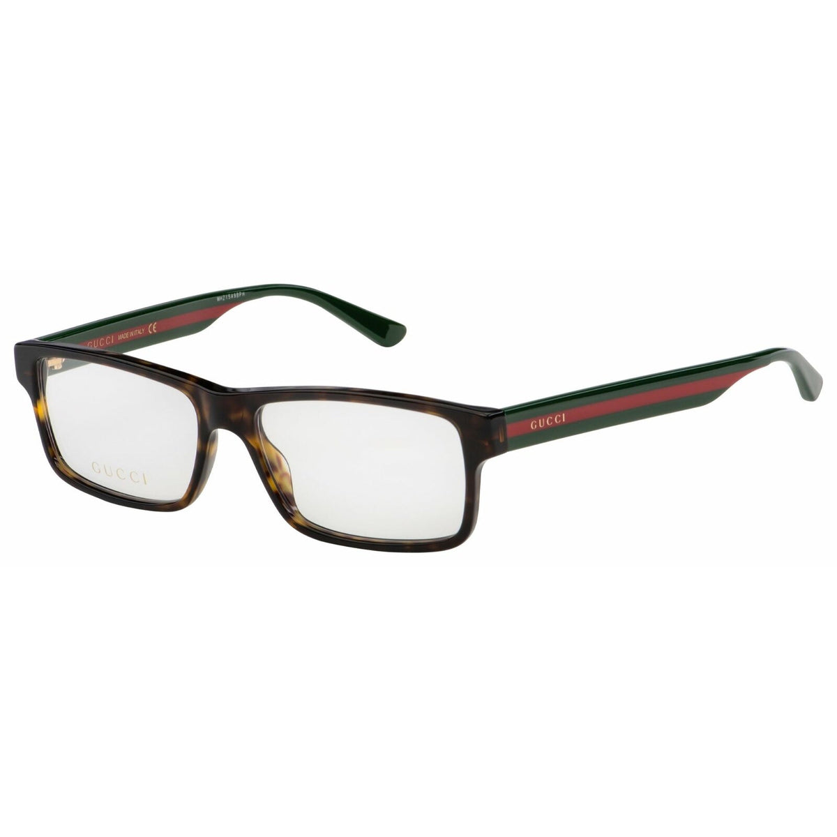 Gucci Men's Sunglasses Spring Summer 2020 Havana Transparent Demo Lens Demo Lens  GG0752O 002
