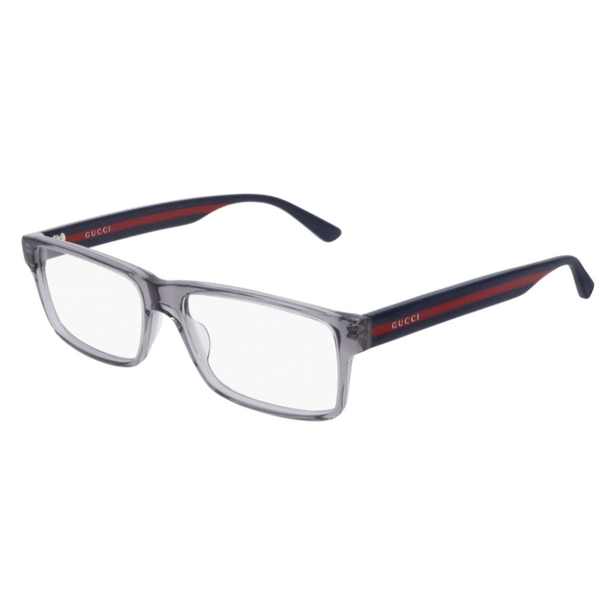 Gucci Men's Sunglasses Spring Summer 2020 Grey Transparent Demo Lens Demo Lens  GG0752O 003