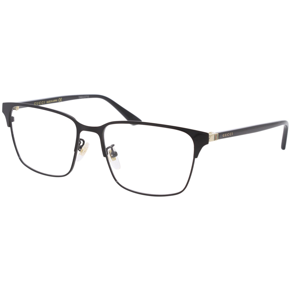 Gucci Men's Sunglasses Spring Summer 2020 Black Transparent Demo Lens Demo Lens  GG0756OA 001