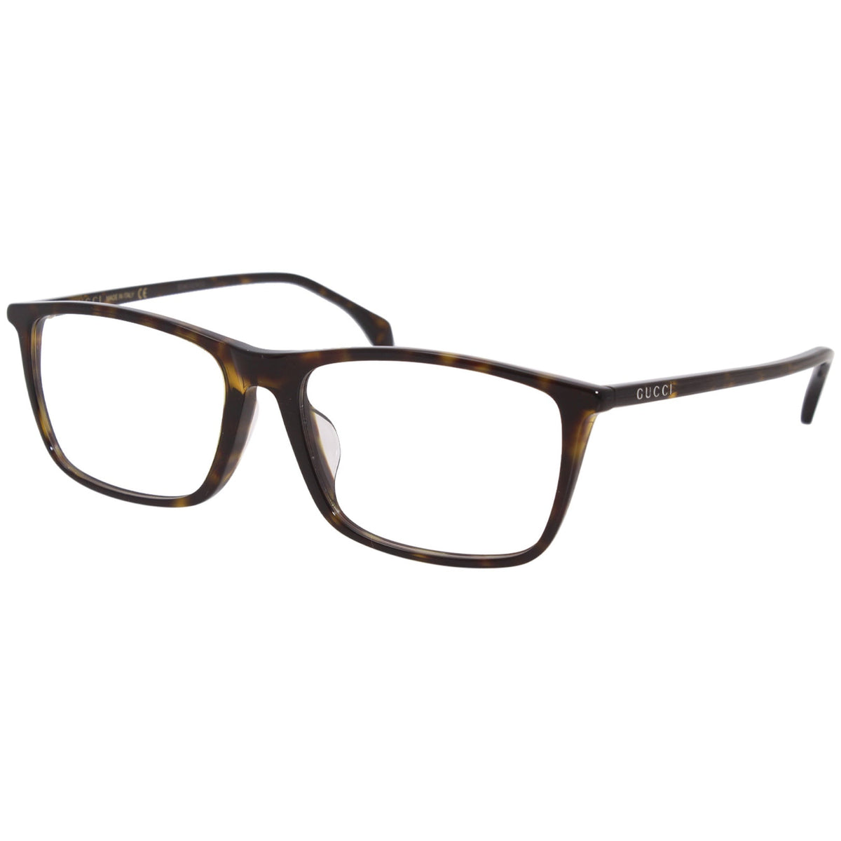 Gucci Men's Sunglasses Spring Summer 2020 Havana Transparent Demo Lens Demo Lens  GG0758OA 002