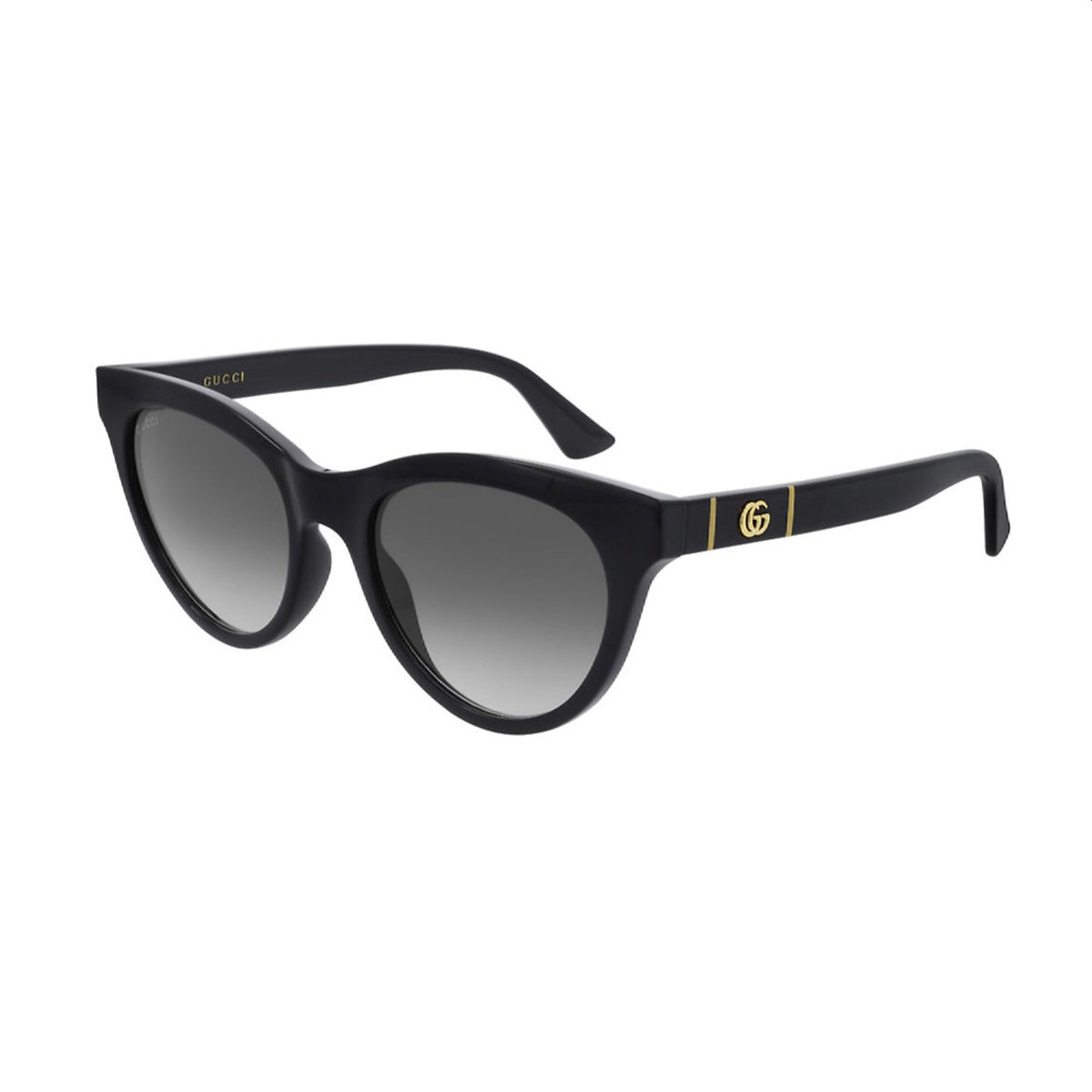 Gucci Women's Sunglasses Spring Summer 2020 Black Grey CR 39 CR 39 Gradient GG0763S 001