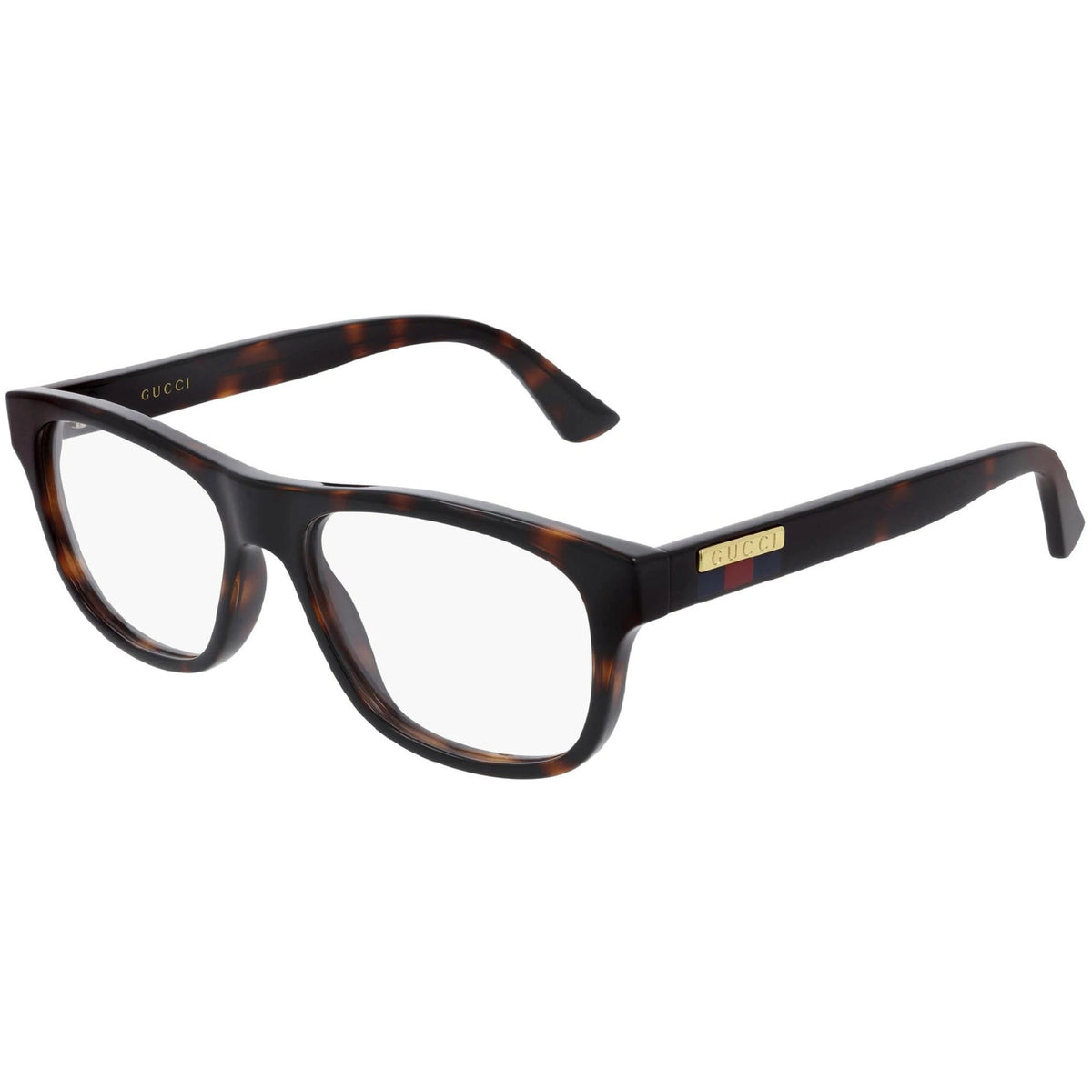 Gucci Men's Sunglasses Spring Summer 2020 Havana Transparent Demo Lens Demo Lens  GG0768O 002