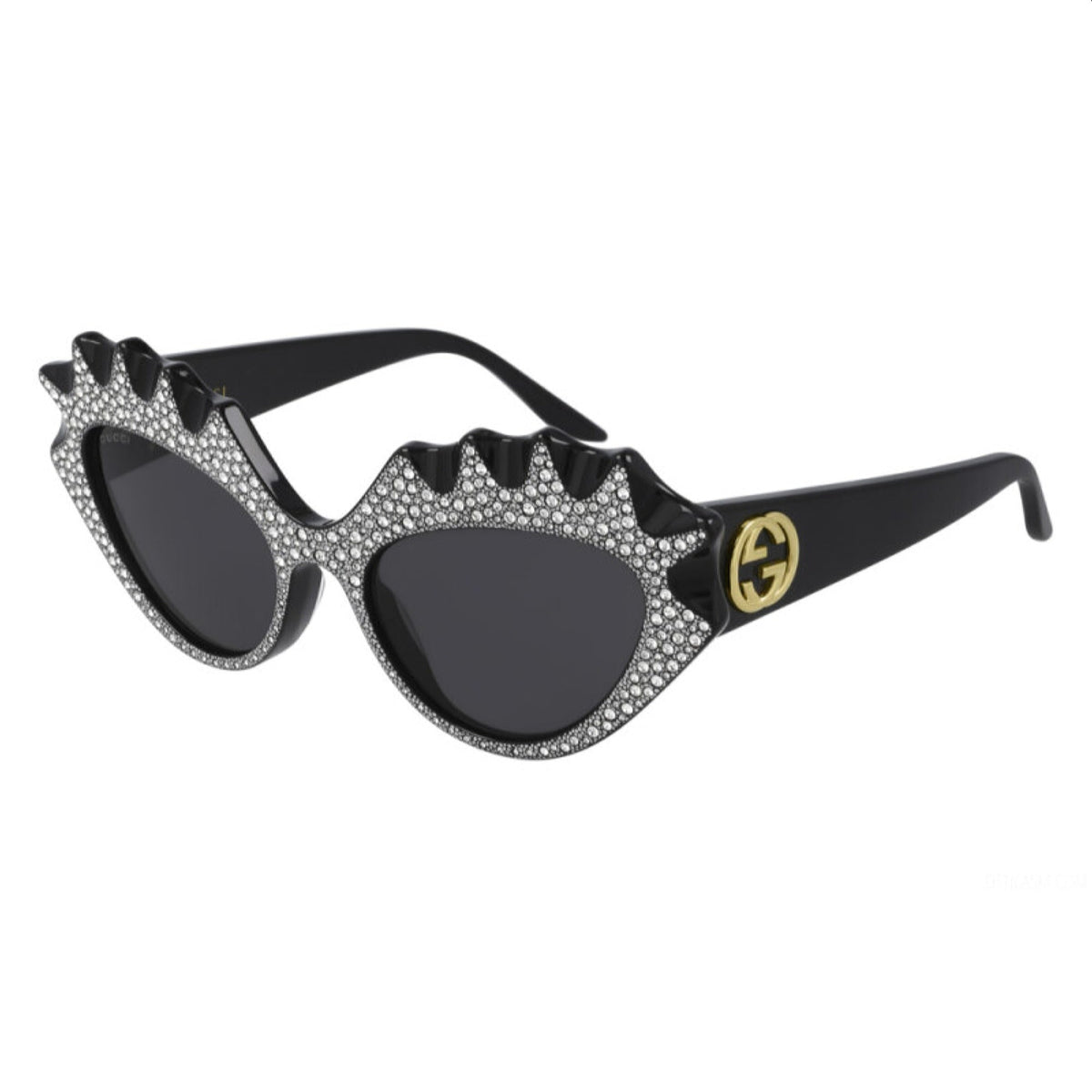 Gucci Women's Sunglasses Spring Summer 2021 Black Grey Nylon Nylon GG0781S 003