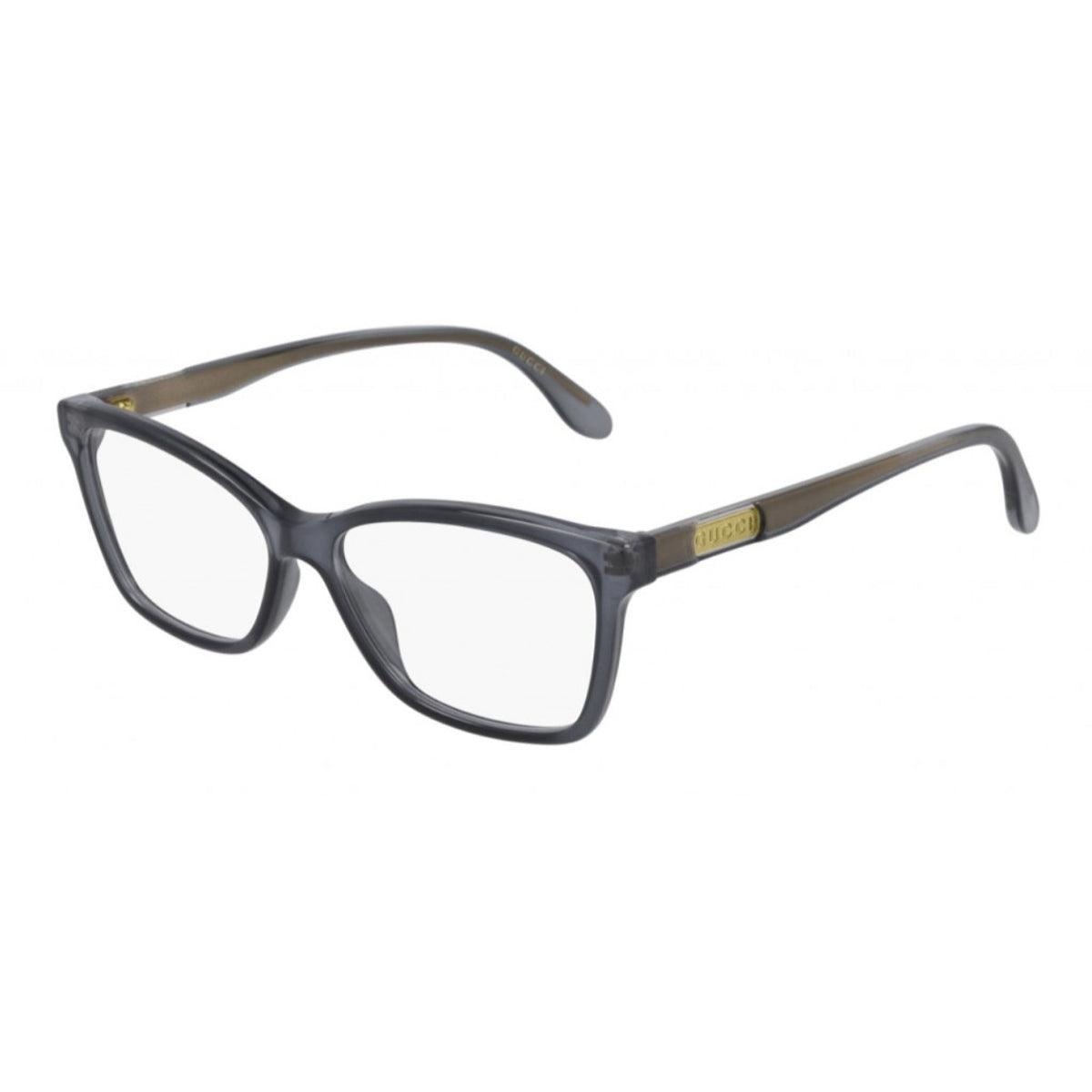 Gucci Women's Sunglasses Fall Winter 2020 Grey Transparent Demo Lens Demo Lens  GG0792O 001