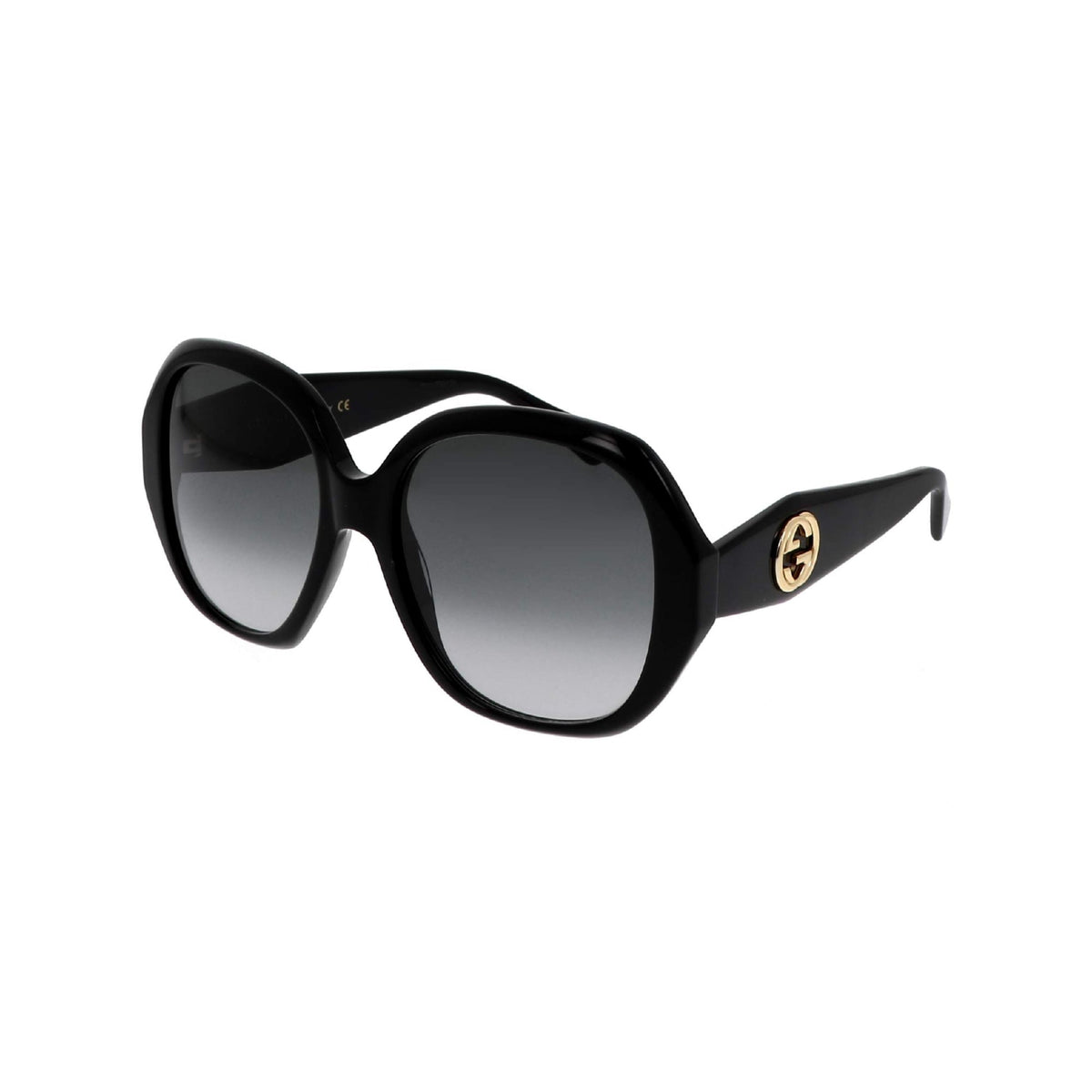 Gucci Women's Sunglasses Fall Winter 2020 Black Grey Nylon Nylon Gradient GG0796S 001
