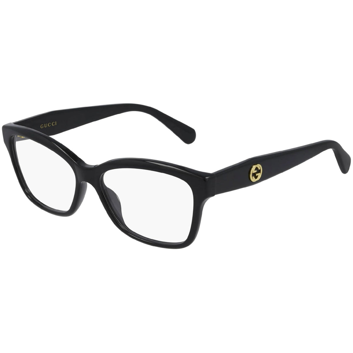 Gucci Women's Sunglasses Fall Winter 2020 Black Transparent Demo Lens Demo Lens  GG0798O 001