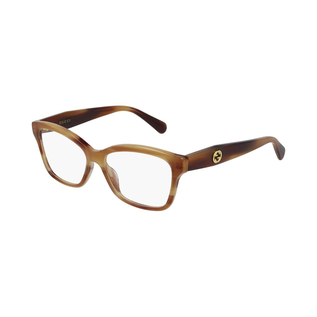 Gucci Women's Sunglasses Fall Winter 2020 Havana Transparent Demo Lens Demo Lens  GG0798O 003
