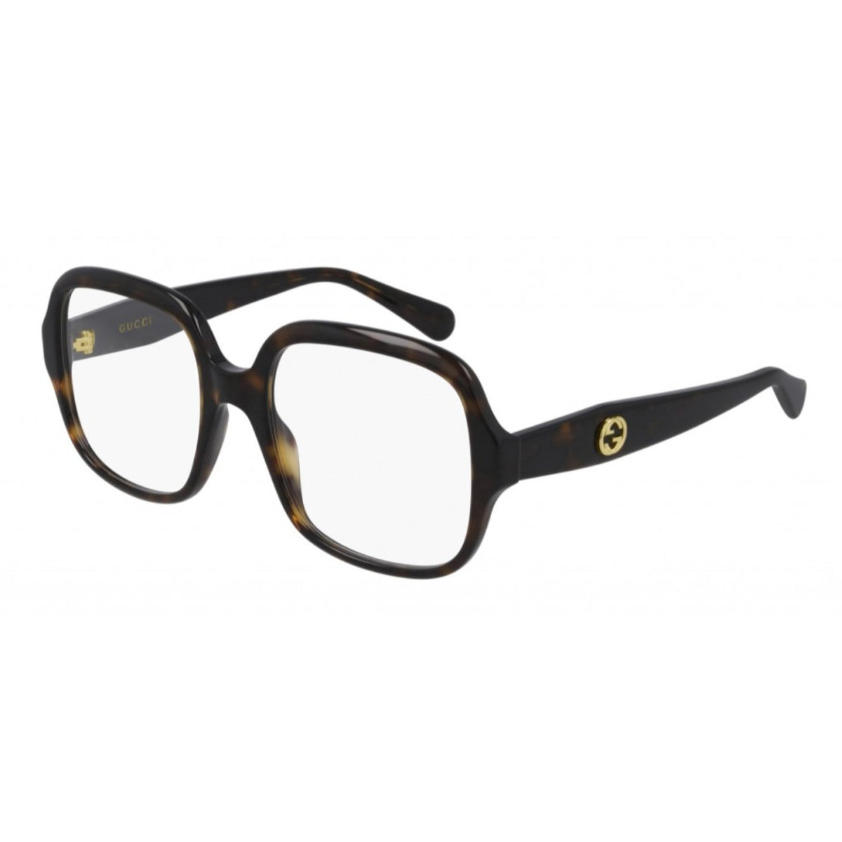 Gucci Women's Sunglasses Fall Winter 2020 Havana Transparent Demo Lens Demo Lens  GG0799O 002