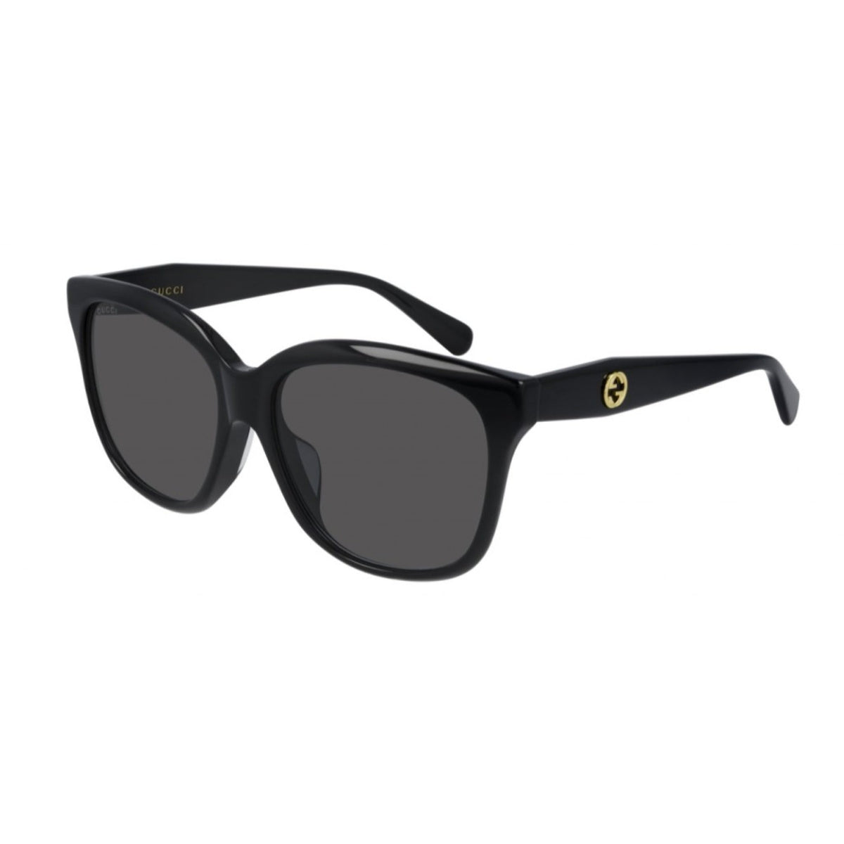 Gucci Women's Sunglasses Fall Winter 2020 Black Grey Nylon Nylon Gradient GG0800SA 001