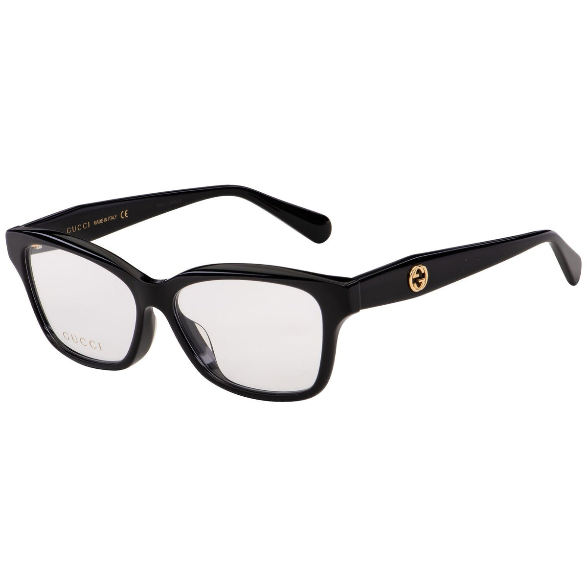 Gucci Women's Sunglasses Fall Winter 2020 Black Transparent Demo Lens Demo Lens  GG0801OA 001