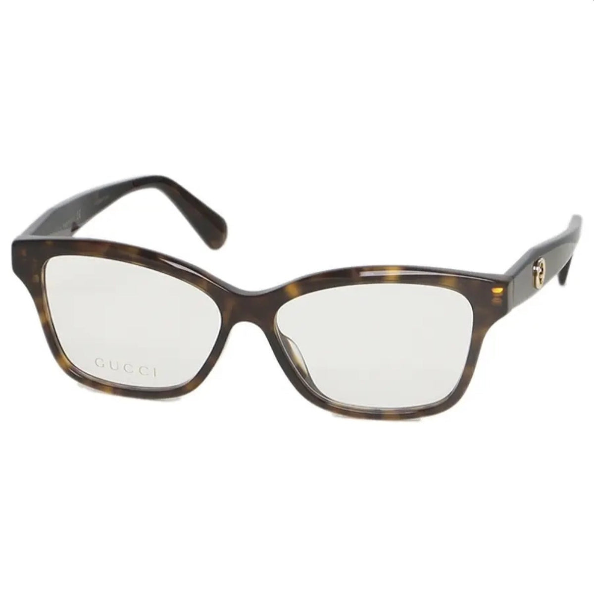Gucci Women's Sunglasses Fall Winter 2020 Havana Transparent Demo Lens Demo Lens  GG0801OA 002