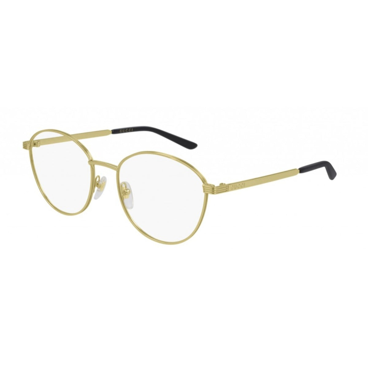 Gucci Women's Sunglasses Fall Winter 2020 Gold Transparent Demo Lens Demo Lens  GG0806O 004