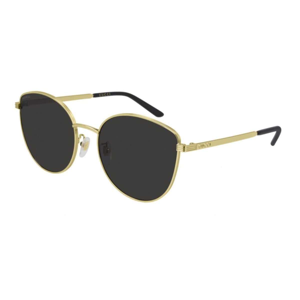 Gucci Women's Sunglasses Fall Winter 2020 Gold Grey Nylon Nylon GG0807SA 001