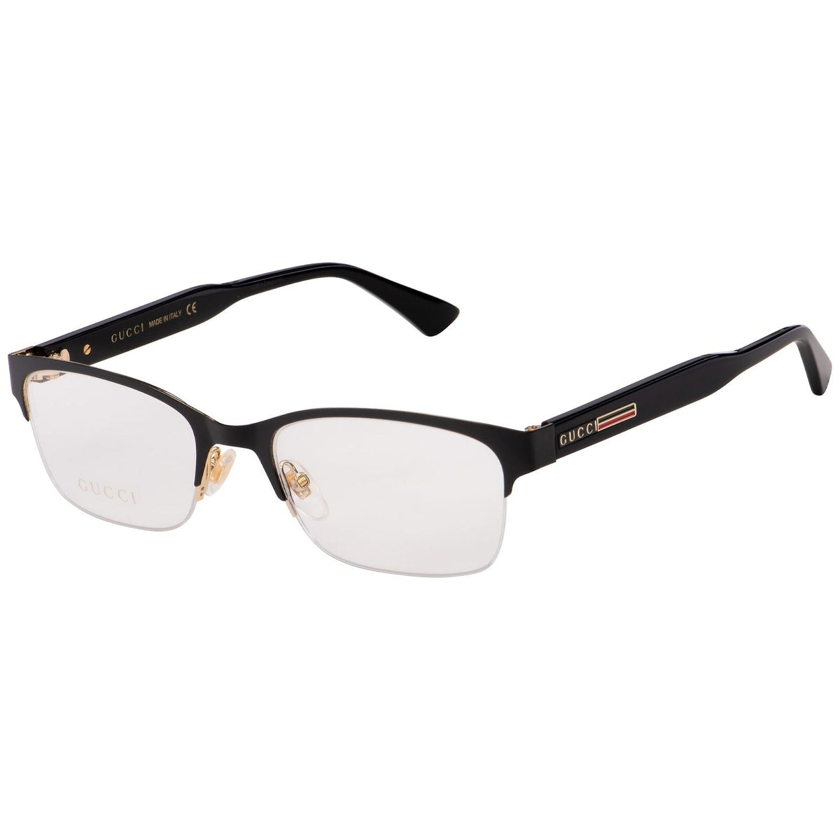 Gucci Men's Sunglasses Fall Winter 2020 Black Transparent Demo Lens Demo Lens  GG0828O 001