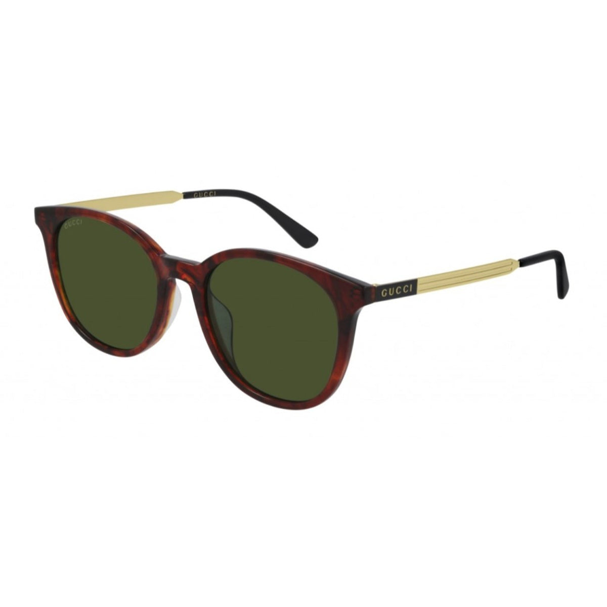 Gucci Men&#39;s Sunglasses Fall Winter 2020 Havana Green Nylon Nylon GG0830SK 003