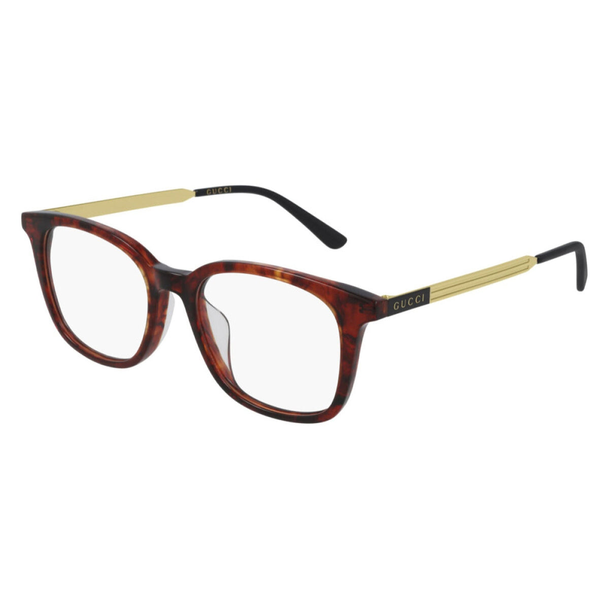 Gucci Men's Sunglasses Fall Winter 2020 Havana Transparent Demo Lens Demo Lens  GG0831OA 002