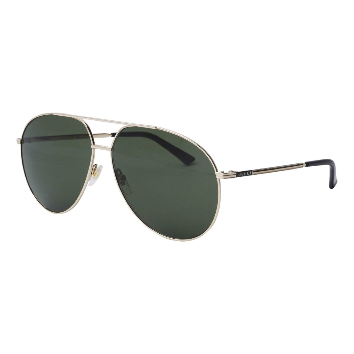 Gucci Men&#39;s Sunglasses Fall Winter 2020 Gold Green Nylon Nylon GG0832S 002