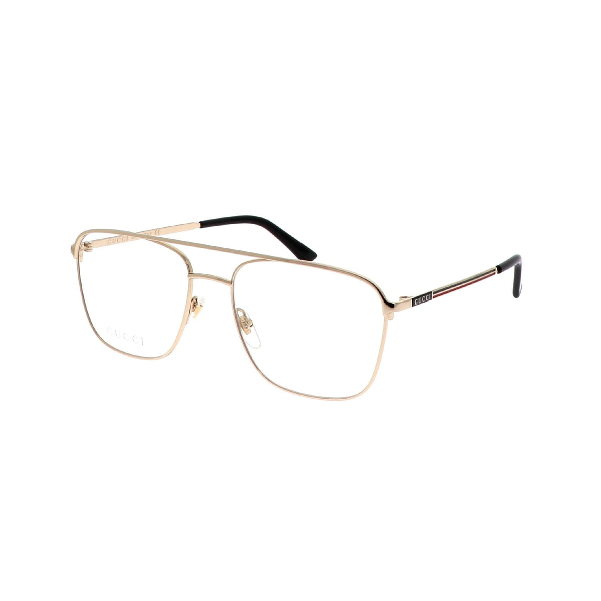 Gucci Men's Sunglasses Fall Winter 2020 Gold Transparent Demo Lens Demo Lens  GG0833O 002