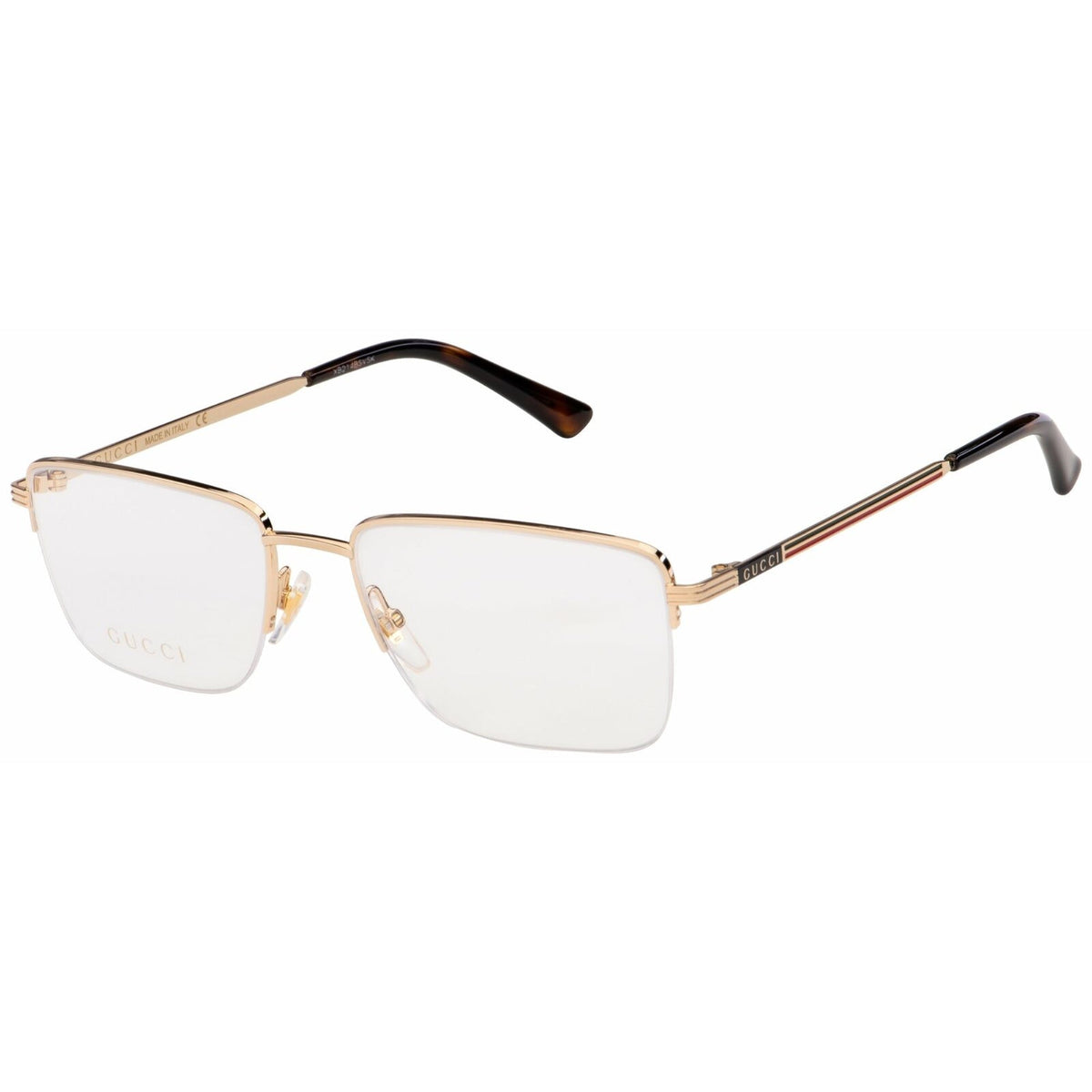 Gucci Men's Sunglasses Fall Winter 2020 Gold Transparent Demo Lens Demo Lens  GG0834O 001