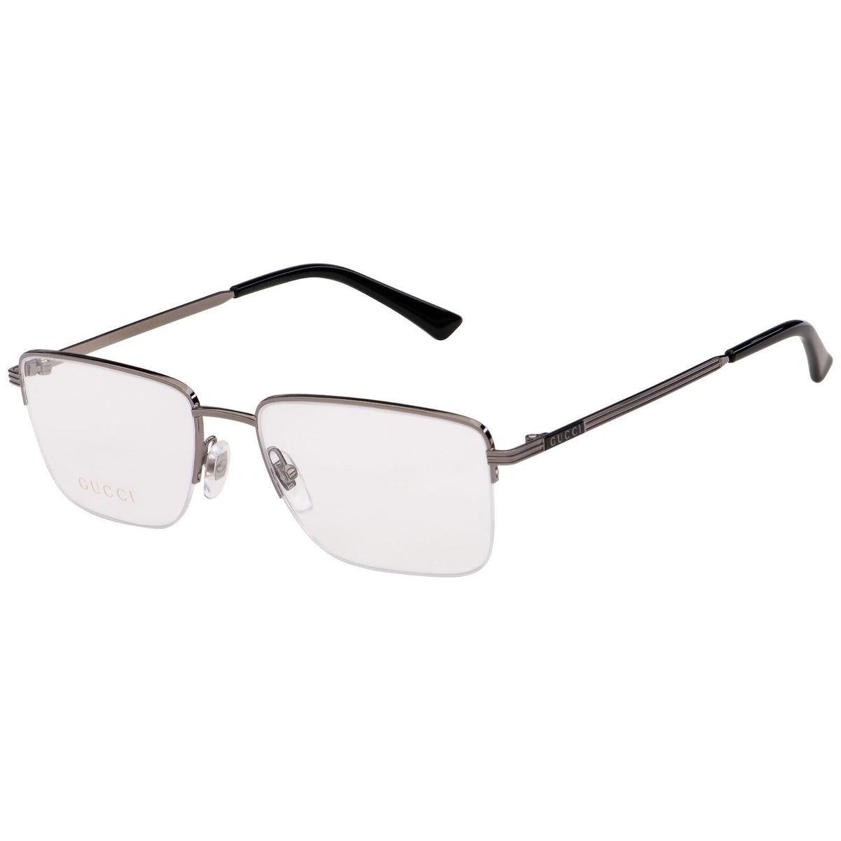 Gucci Men's Sunglasses Fall Winter 2020 Ruthelium Transparent Demo Lens Demo Lens  GG0834O 002
