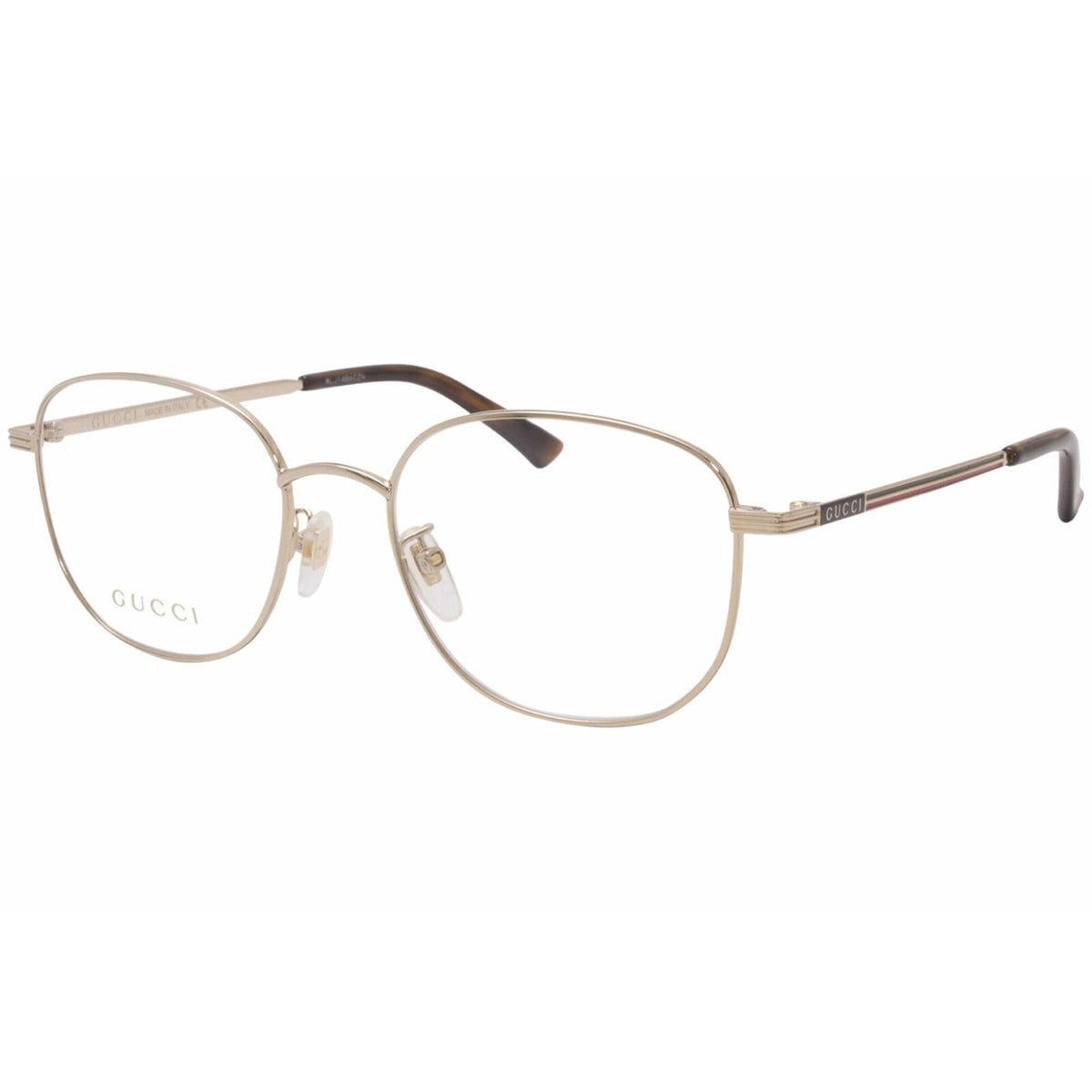 Gucci Men's Sunglasses Fall Winter 2020 Gold Transparent Demo Lens Demo Lens  GG0838OK 002