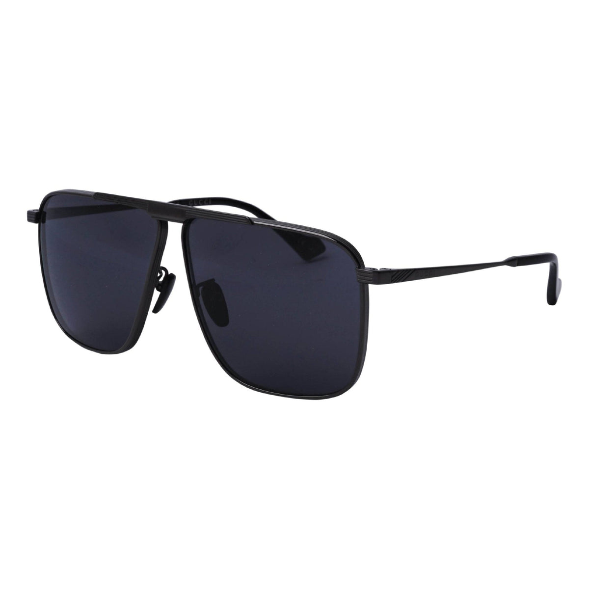 Gucci Men's Sunglasses Fall Winter 2020 Ruthenium Grey Nylon Nylon GG0840S 001