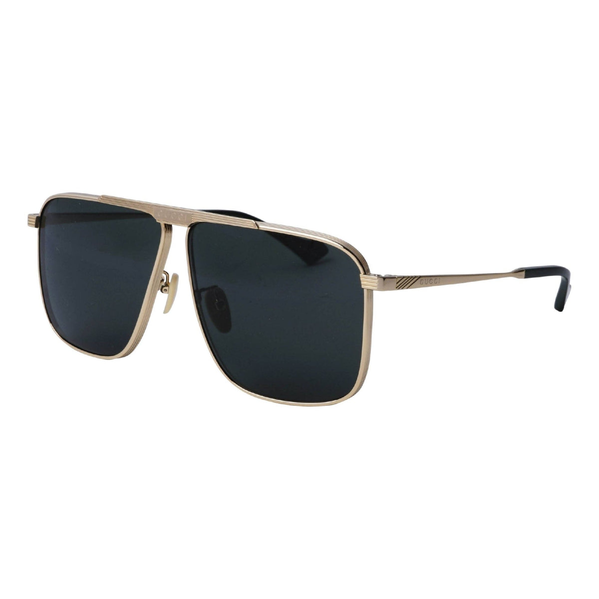 Gucci Men's Sunglasses Fall Winter 2020 Gold Green Nylon Nylon GG0840S 002