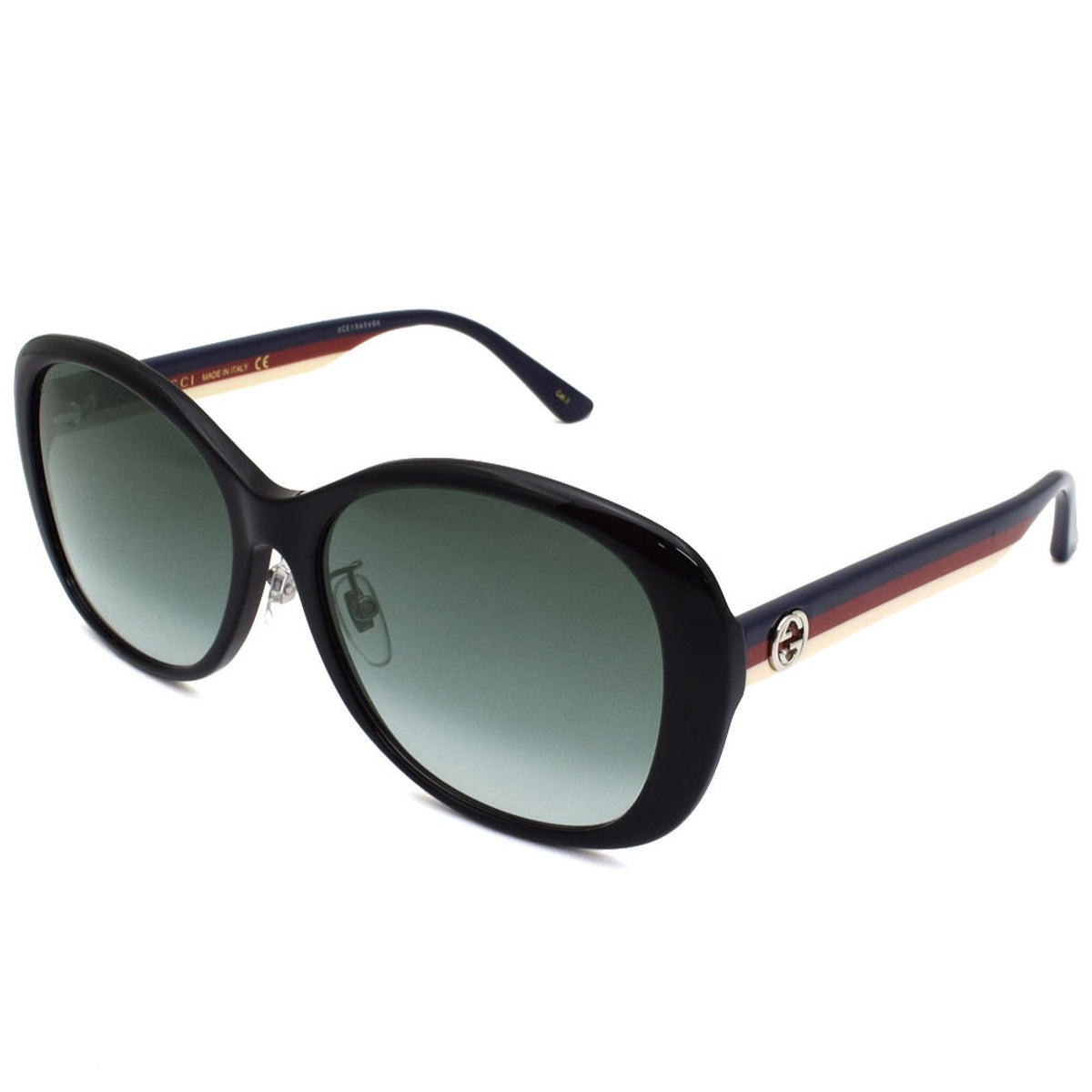 Gucci Women's Sunglasses Fall Winter 2020 Black Grey Nylon Nylon Gradient GG0849SK 002