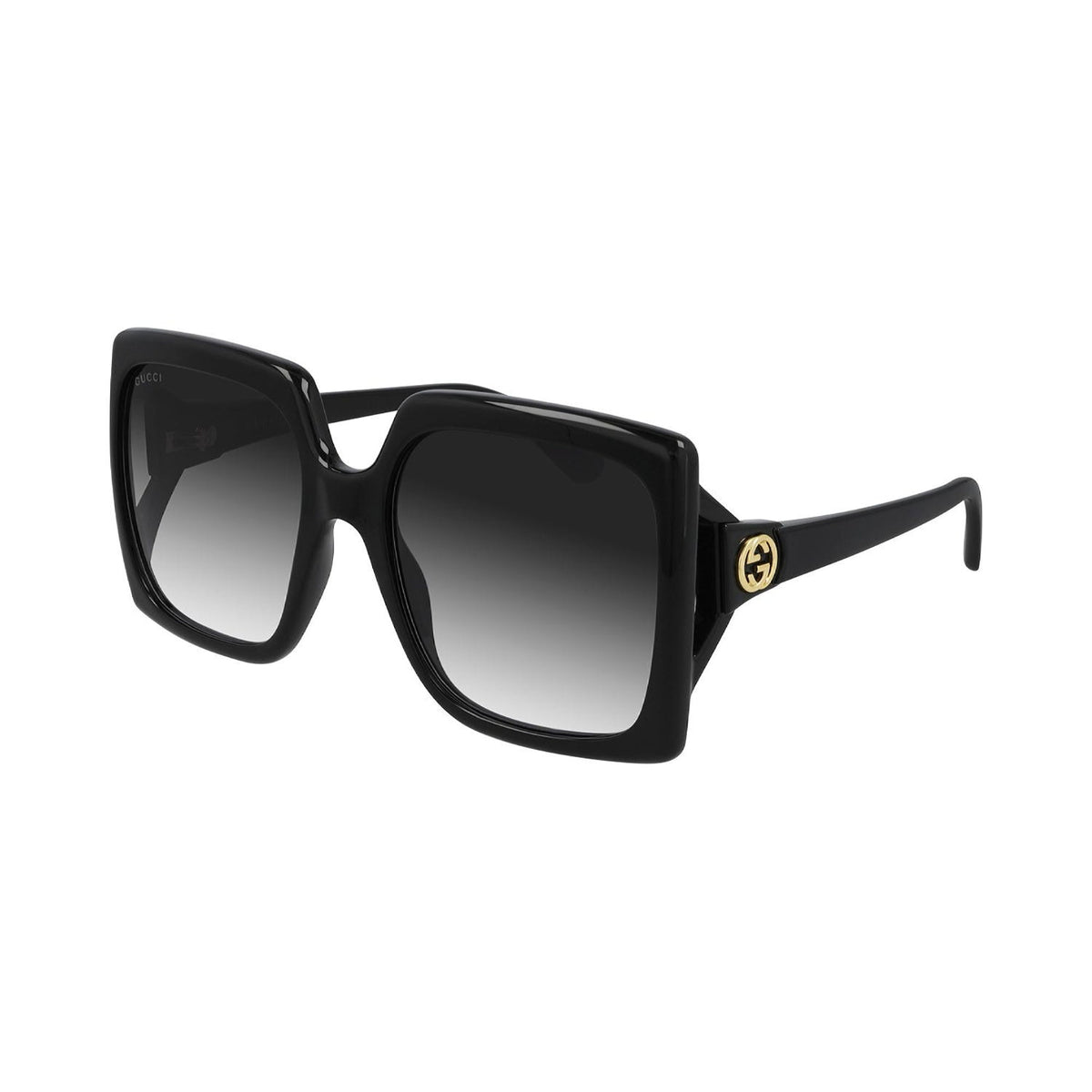 Gucci Women's Sunglasses Spring Summer 2021 Black Grey Nylon Nylon Gradient GG0876S 001