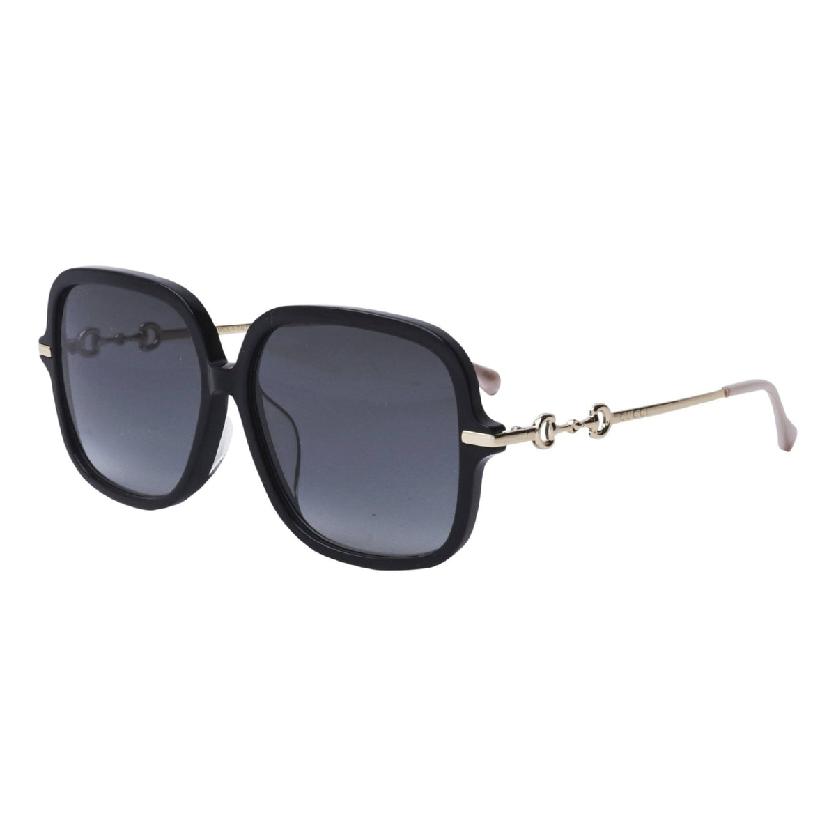 Gucci Women&#39;s Sunglasses Spring Summer 2021 Black Grey Nylon Nylon Gradient GG0884SA 001