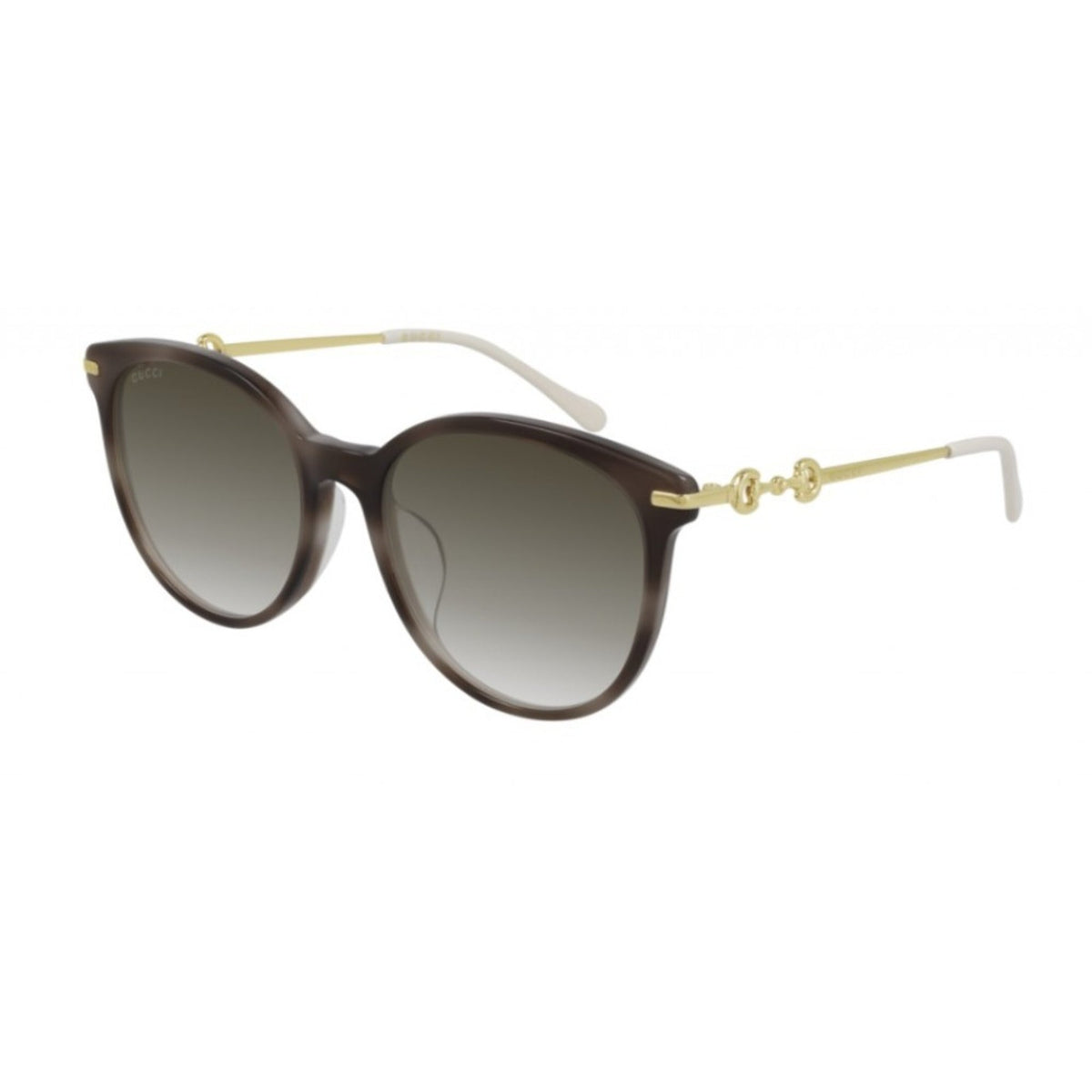 Gucci Women's Sunglasses Spring Summer 2021 Havana Brown Nylon Nylon Gradient GG0885SA 004