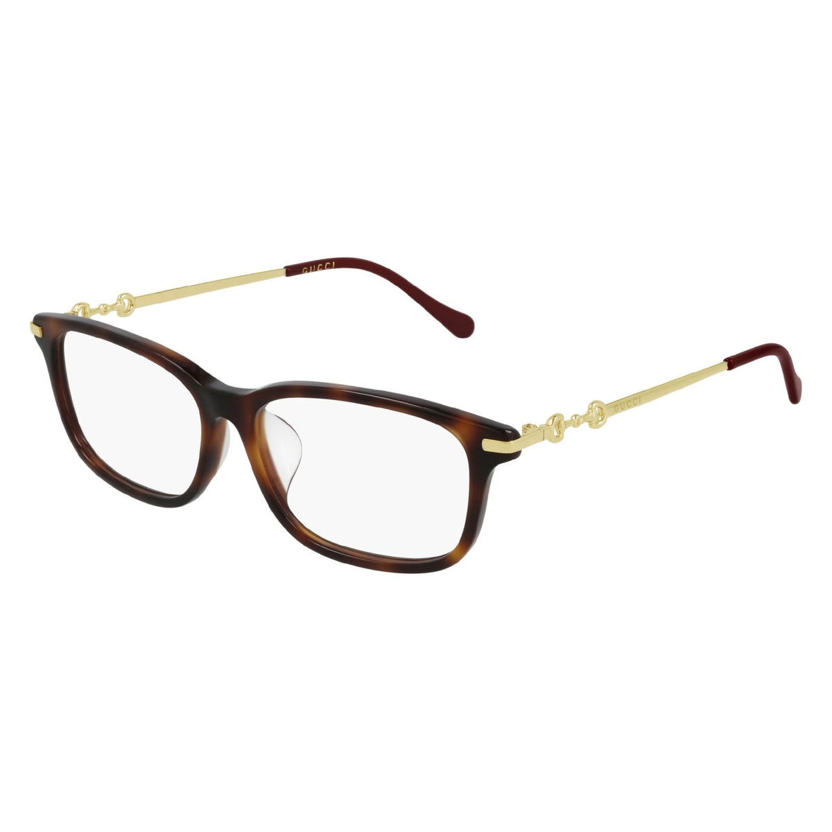 Gucci Women's Sunglasses Spring Summer 2021 Havana Transparent Demo Lens Demo Lens  GG0886OA 002