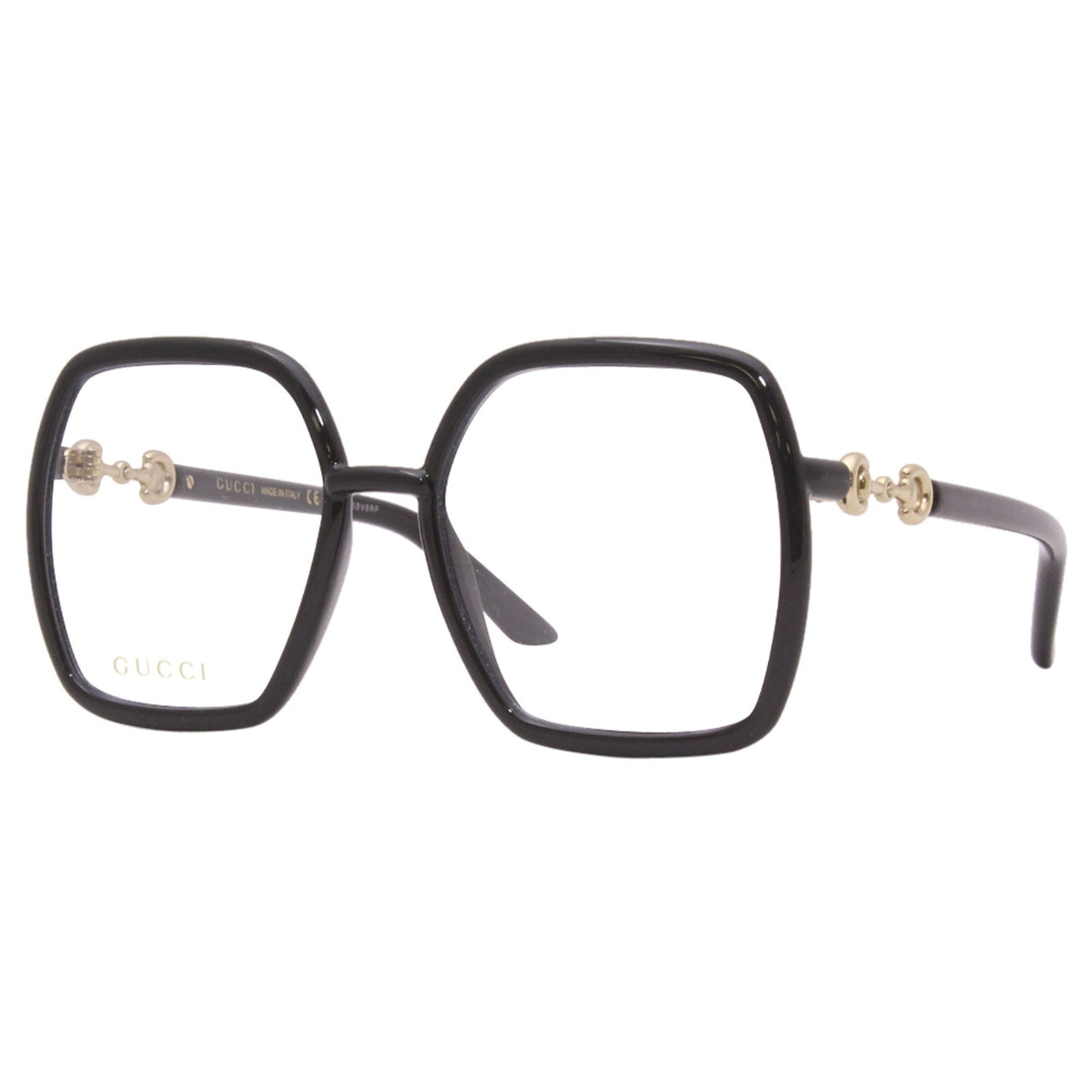 Gucci Women's Sunglasses Spring Summer 2021 Black Transparent Demo Lens Demo Lens  GG0890O 001