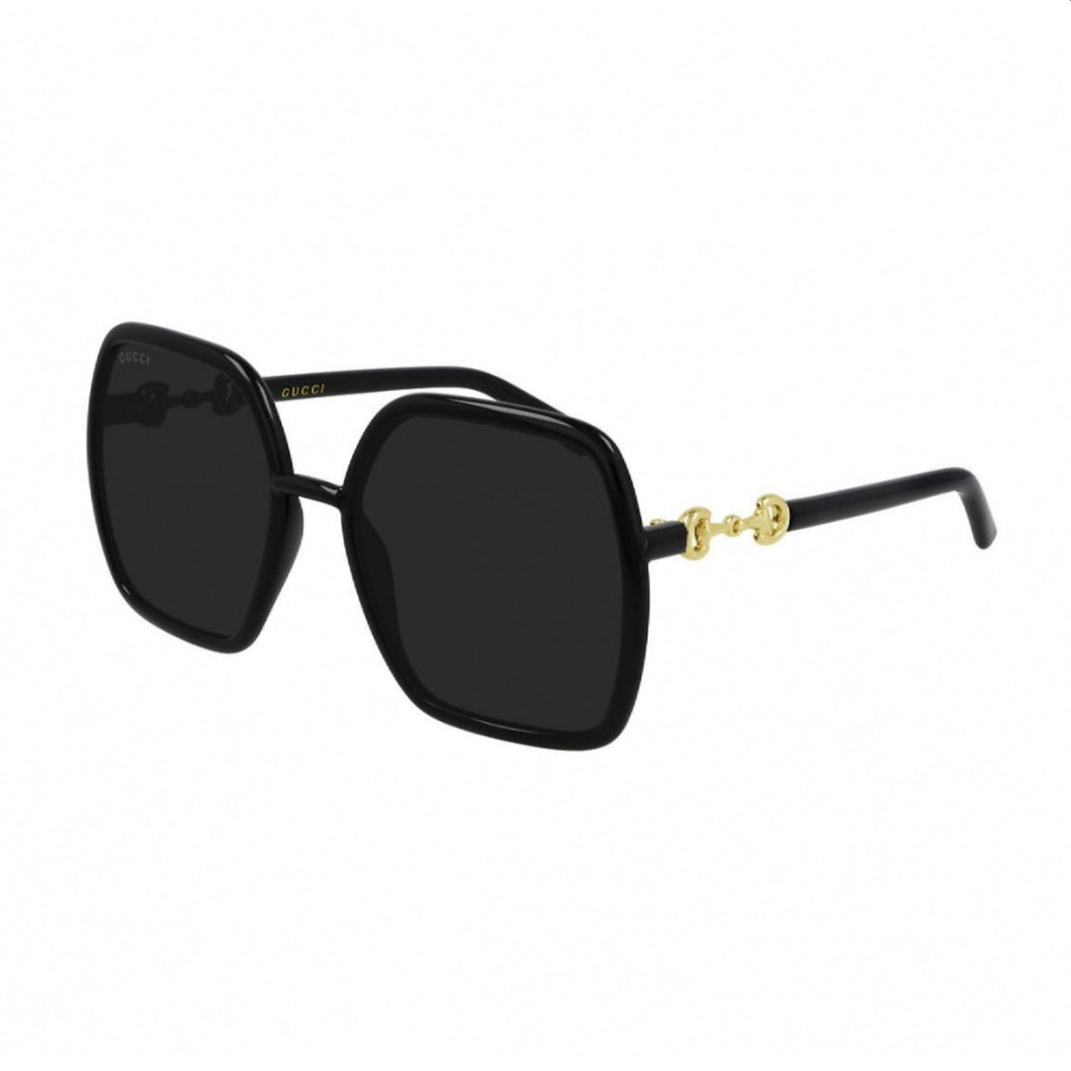 Gucci Women&#39;s Sunglasses Spring Summer 2021 Black Grey Nylon Nylon GG0890S 001