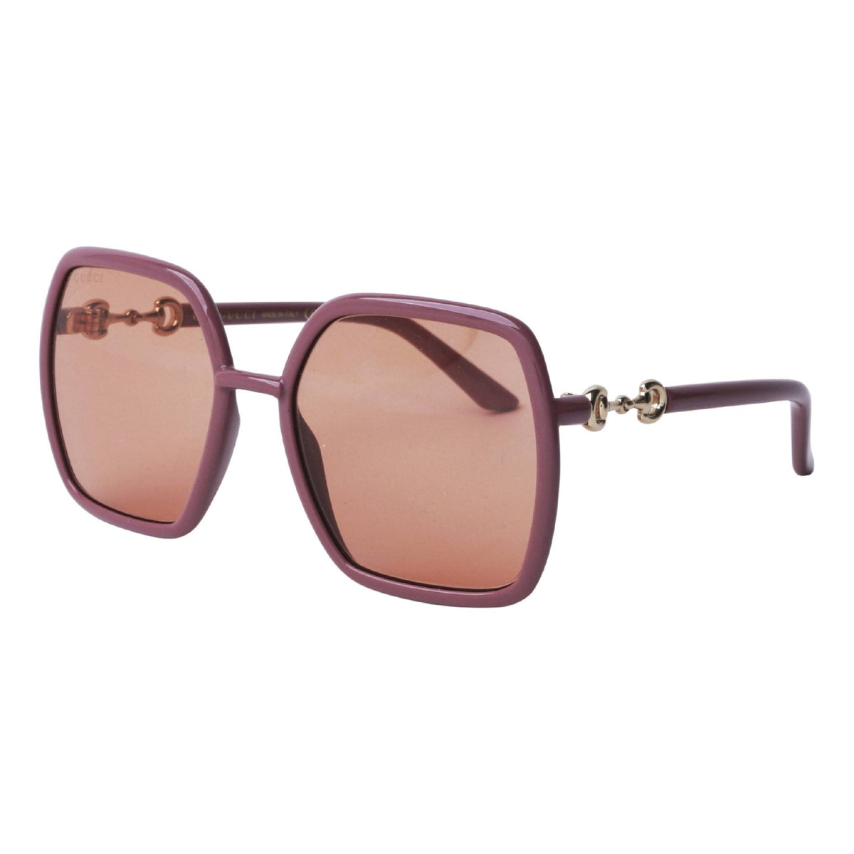 Gucci Women's Sunglasses Spring Summer 2021 Pink Orange Nylon Nylon GG0890S 003