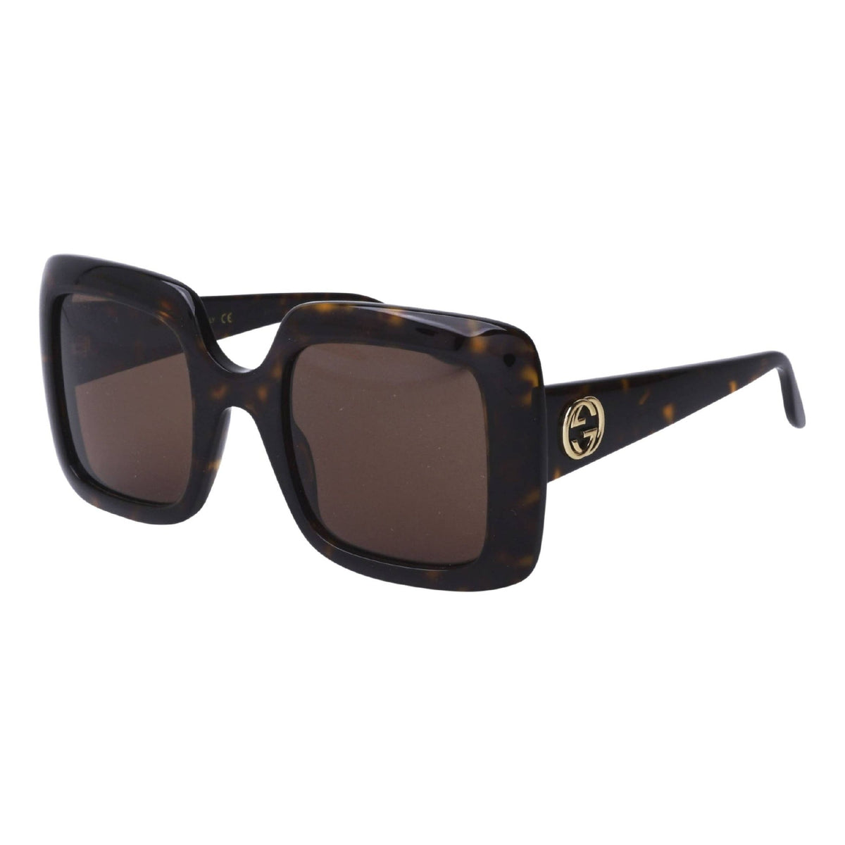 Gucci Women's Sunglasses Spring Summer 2021 Havana Brown Nylon Nylon GG0896S 002