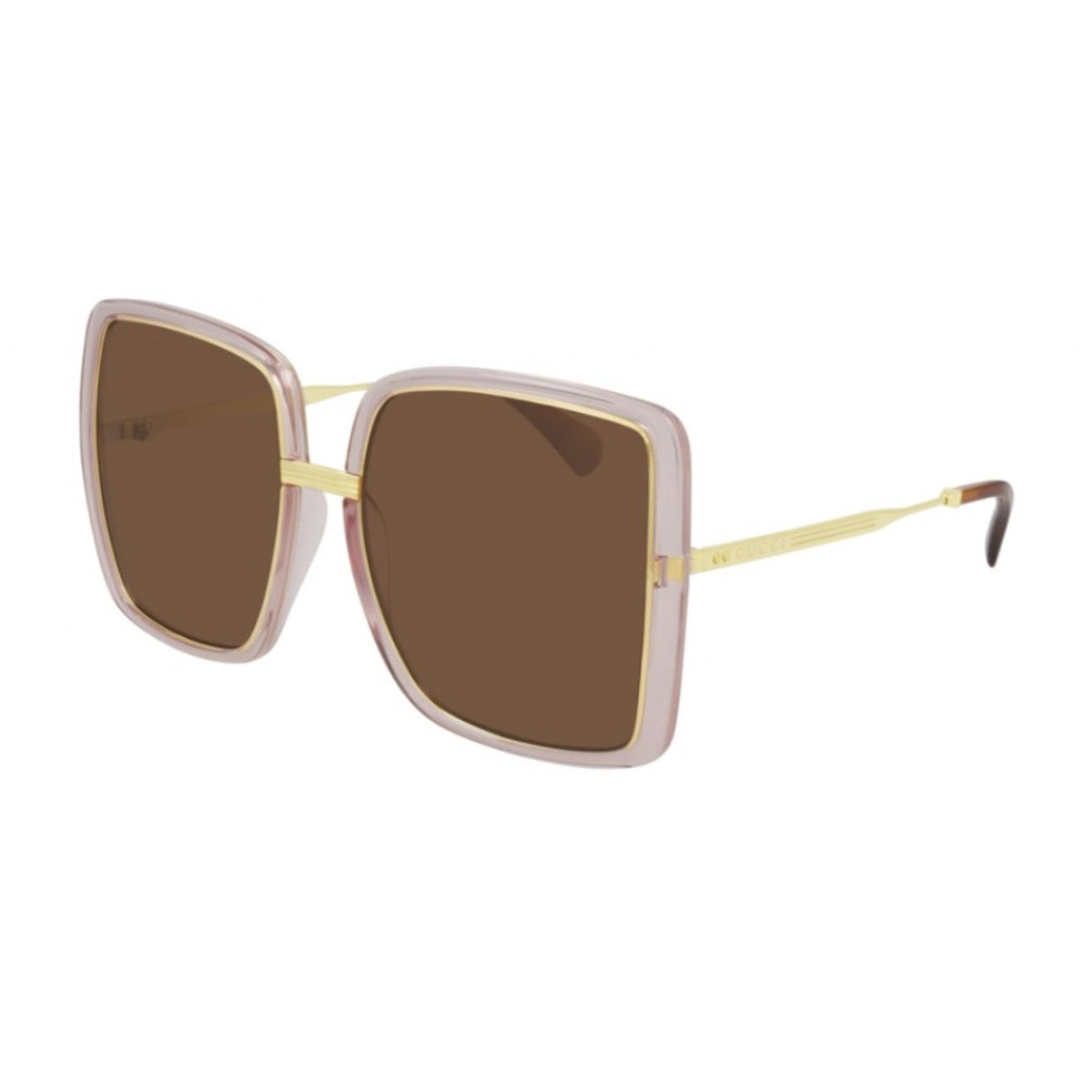 Gucci Women's Sunglasses Spring Summer 2021 Pink Brown Nylon Nylon GG0903S 002