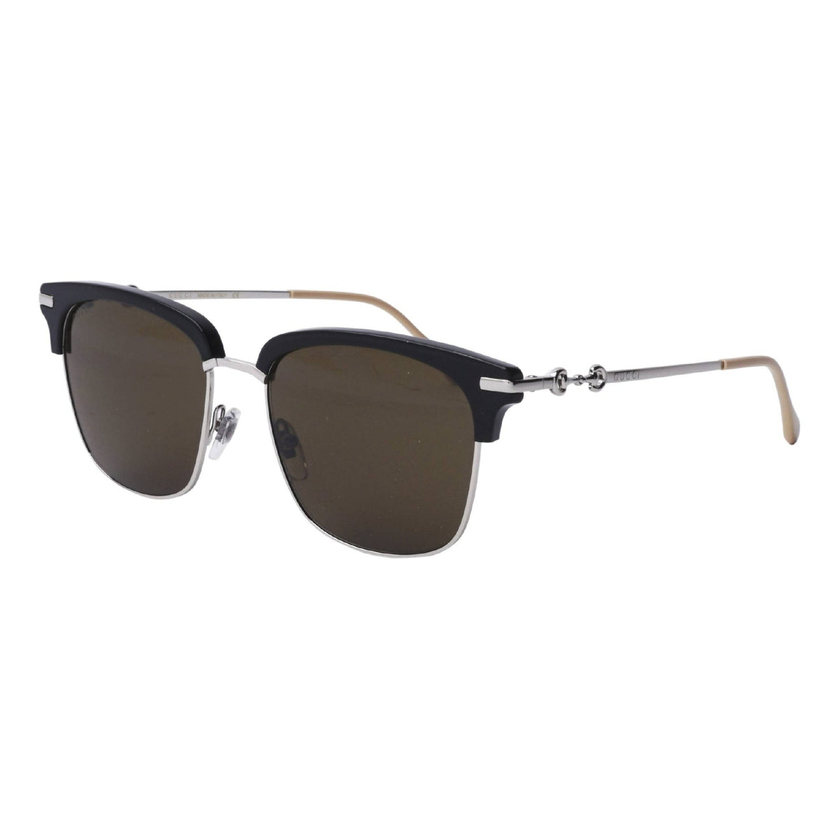 Gucci Men's Sunglasses Spring Summer 2021 Black Brown Nylon Nylon GG0918S 001