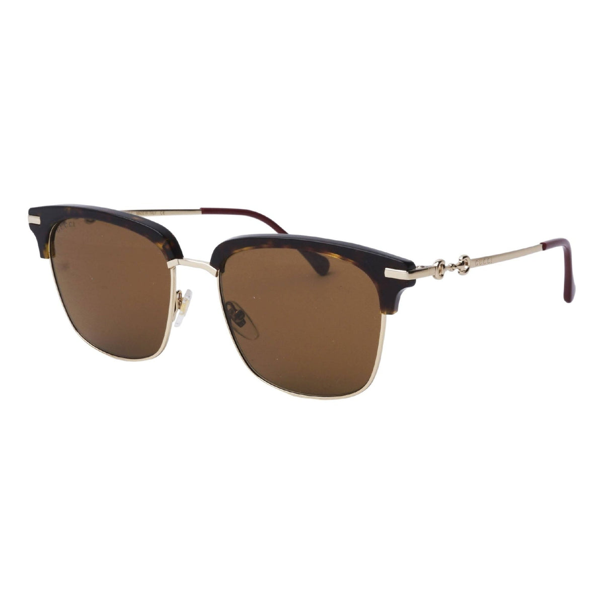 Gucci Men's Sunglasses Spring Summer 2021 Havana Brown Nylon Nylon GG0918S 002