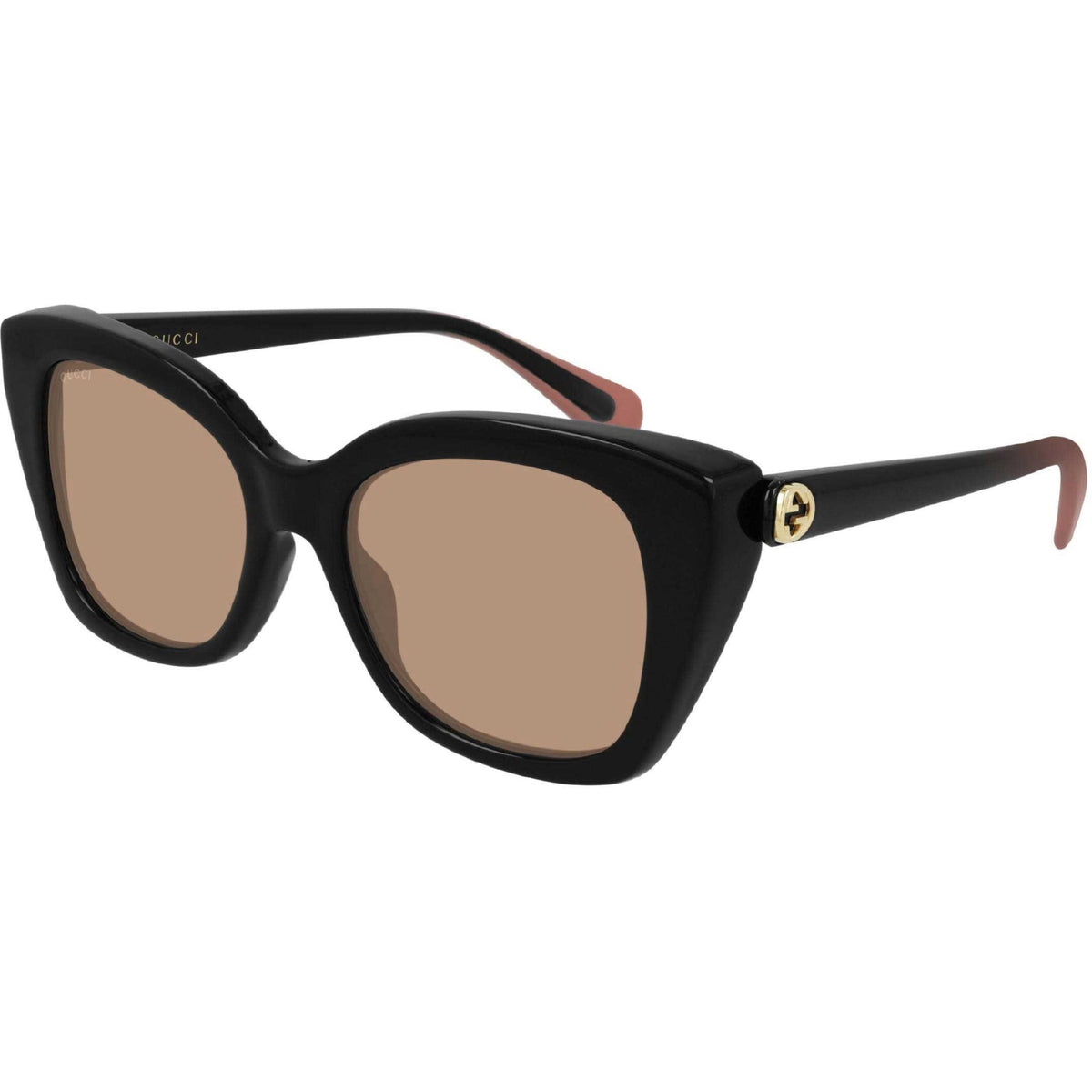 Gucci Women's Sunglasses Spring Summer 2021 Black Orange Nylon Nylon GG0921S 003