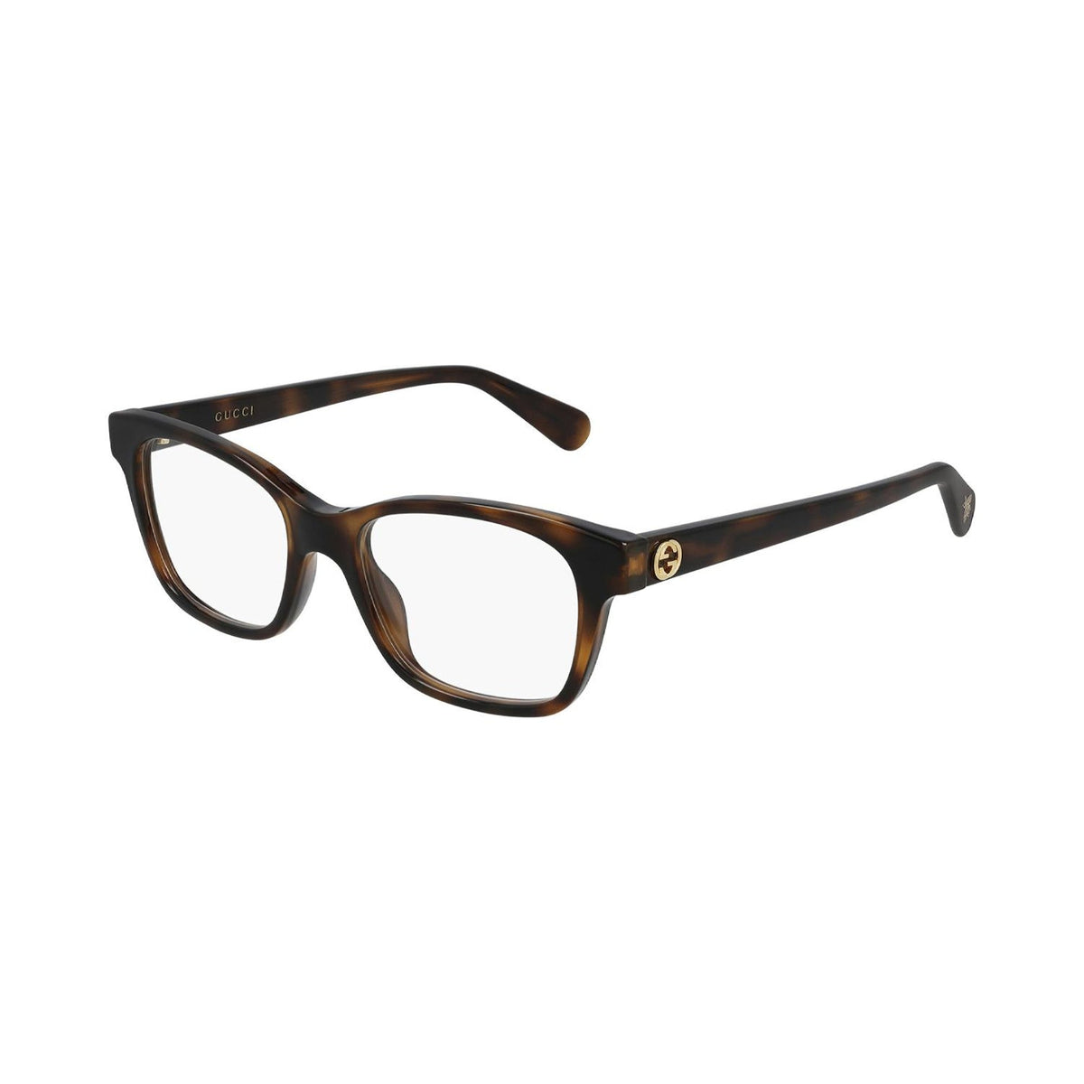 Gucci Women's Sunglasses Spring Summer 2021 Havana Transparent Demo Lens Demo Lens  GG0922O 002